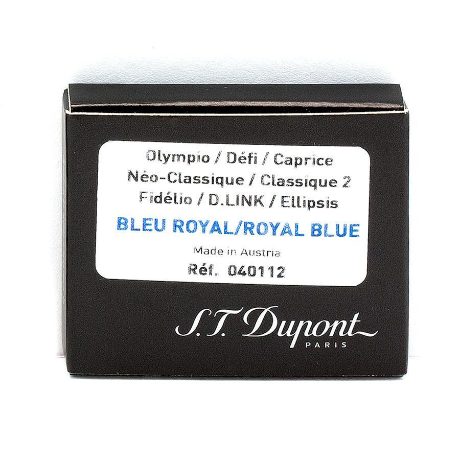 S.T. Dupont Fountain Pen Ink Cartridges, 6-pack Ink & Refill S.T. Dupont Royal Blue