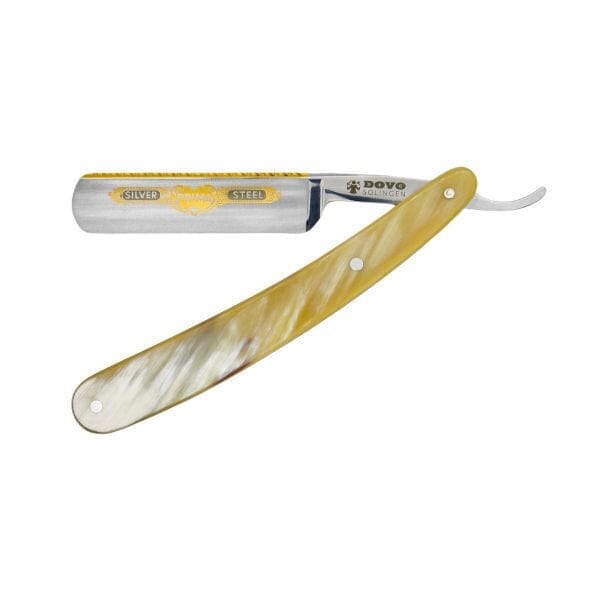 DOVO Prima Straight Razor 5/8”, Horn Scales Straight Razor DOVO