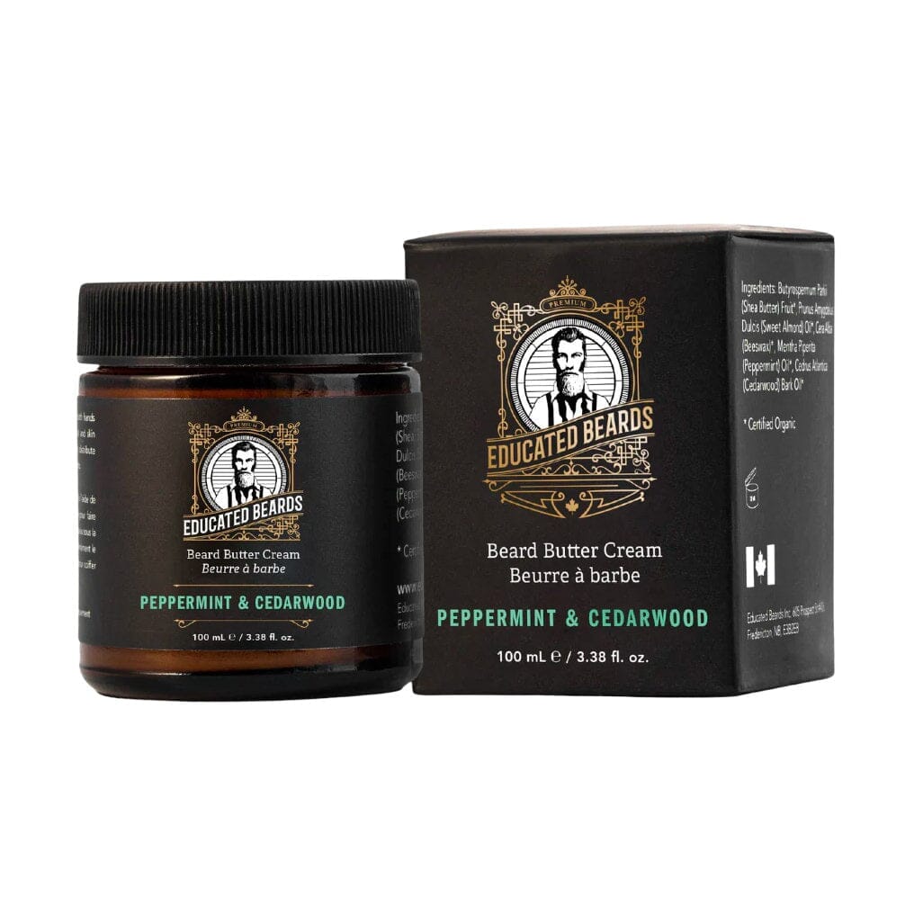 Educated Beards Beard Butter Cream Beard Treatment Educated Beards Peppermint & Cedarwood