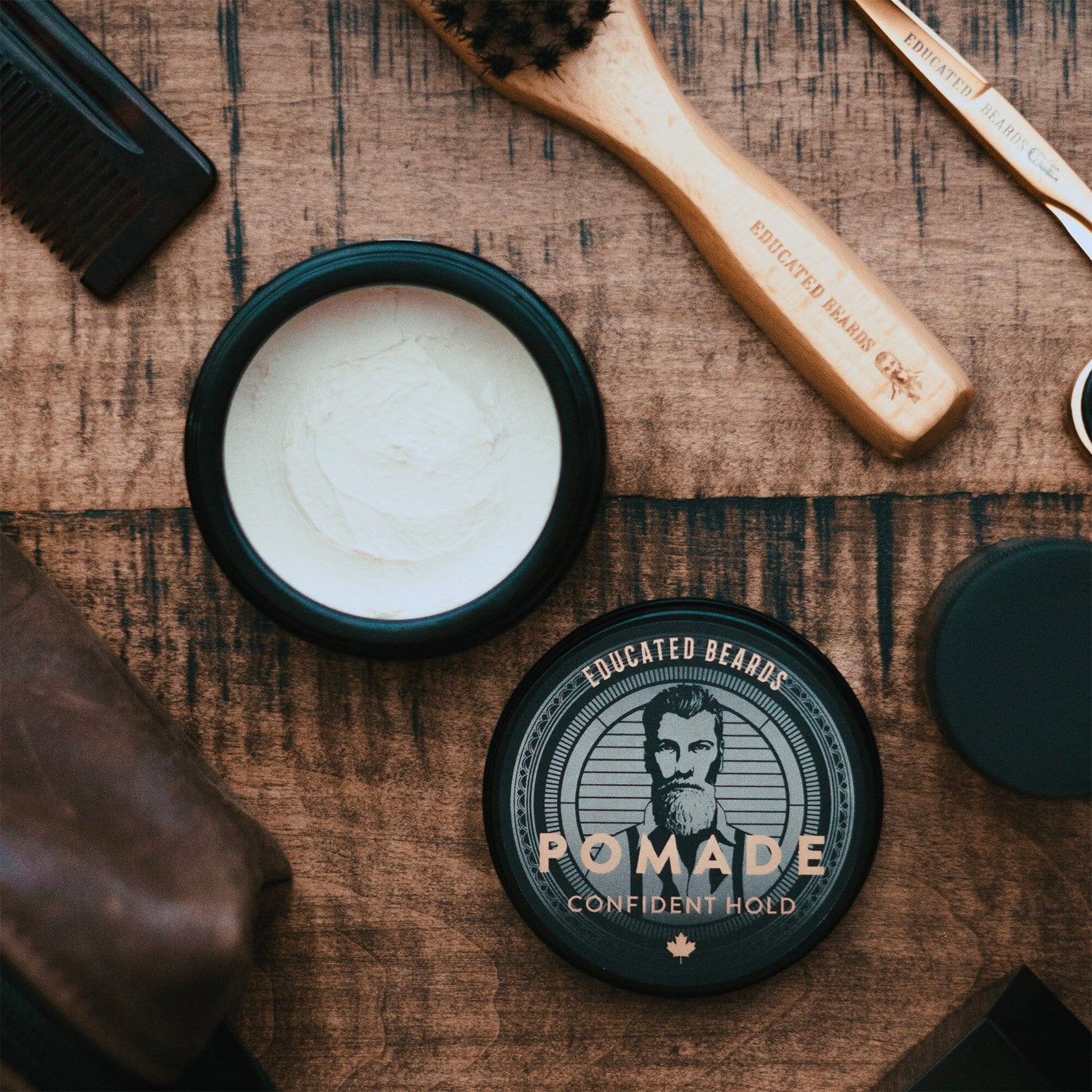 Educated Beards Confident Hold Pomade Hair Pomade Educated Beards