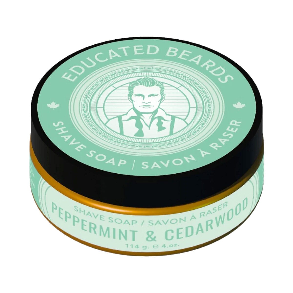 Educated Beards Shave Soap Shaving Soap Educated Beards Peppermint & Cedarwood