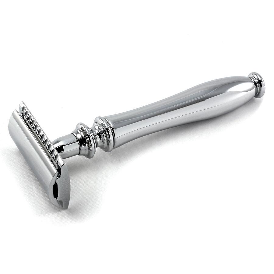 Edwin Jagger Chatsworth Classic Double-Edge Razor, Polished Double Edge Safety Razor Edwin Jagger