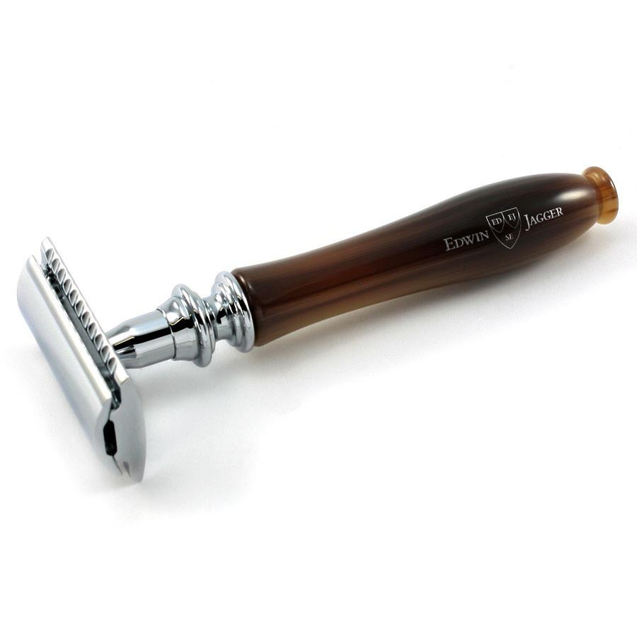Edwin Jagger Chatsworth Classic Double-Edge Razor in Horn Double Edge Safety Razor Edwin Jagger