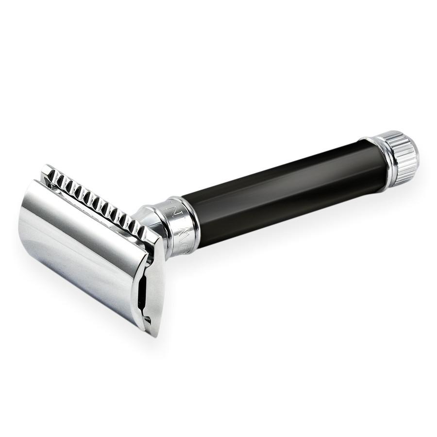 Edwin Jagger Classic Safety Razor, Ebony Octagonal Handle Double Edge Safety Razor Edwin Jagger