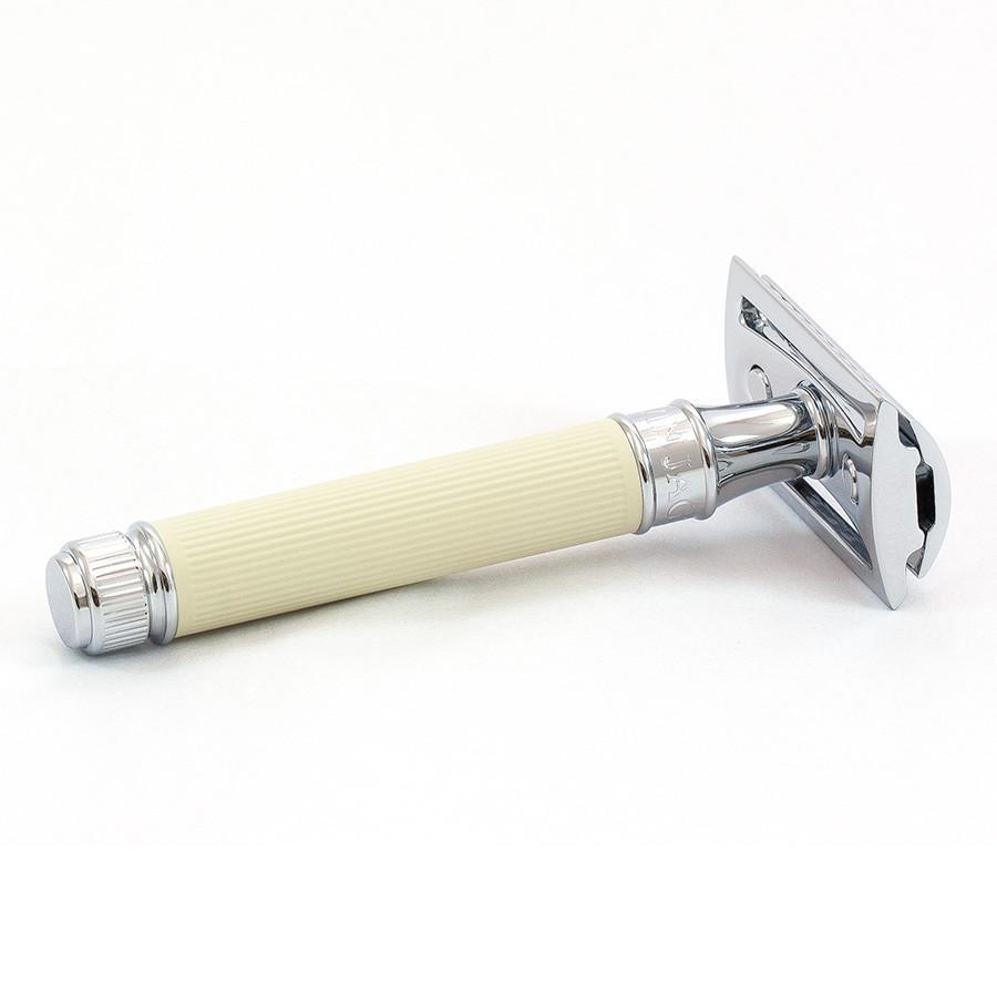 Edwin Jagger Classic Double Edge Safety Razor, Rubber Coated Handle Double Edge Safety Razor Edwin Jagger