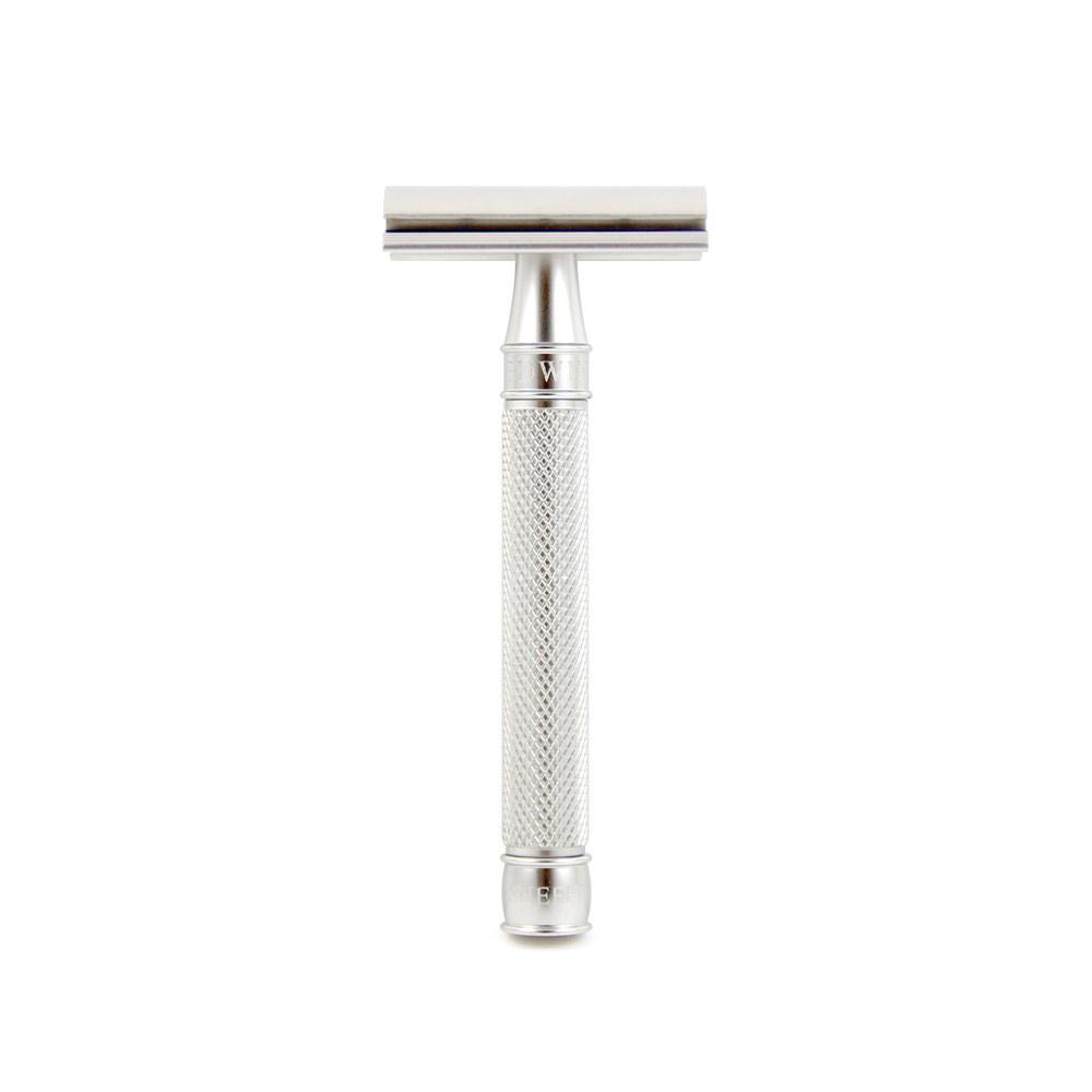 Edwin Jagger 3ONE6 Stainless Steel Double Edge Safety Razor Double Edge Safety Razor Edwin Jagger Knurled