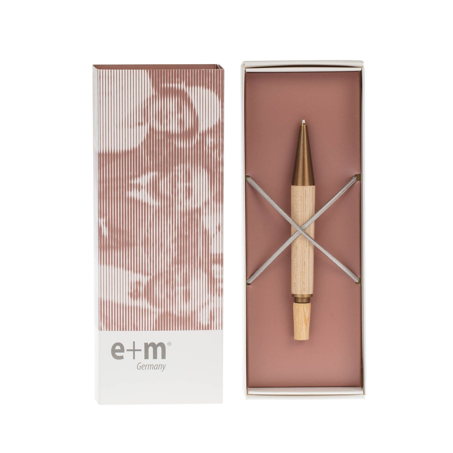 e+m Holzprodukte ‘Pocket Uno’ Wooden Ballpoint Pen Ball Point Pen e+m Holzprodukte