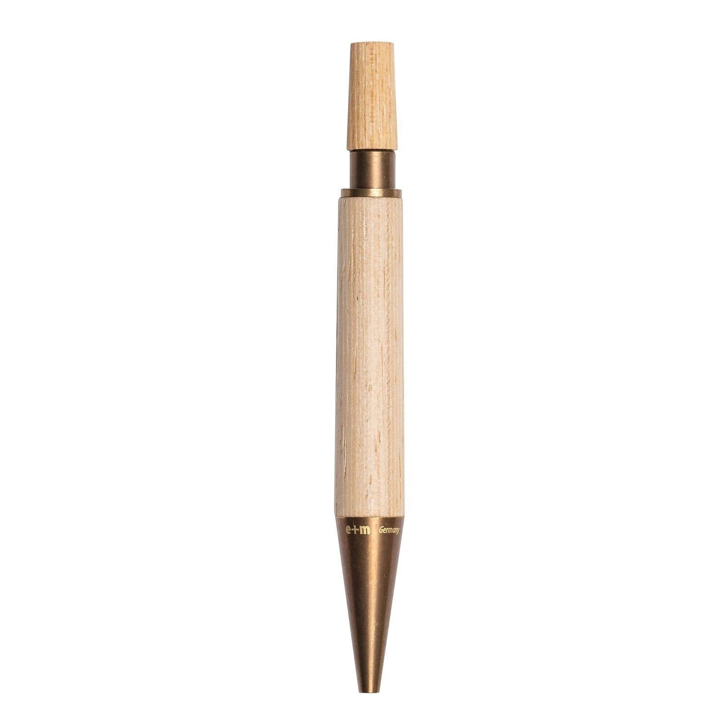e+m Holzprodukte ‘Pocket Uno’ Wooden Ballpoint Pen Ball Point Pen e+m Holzprodukte