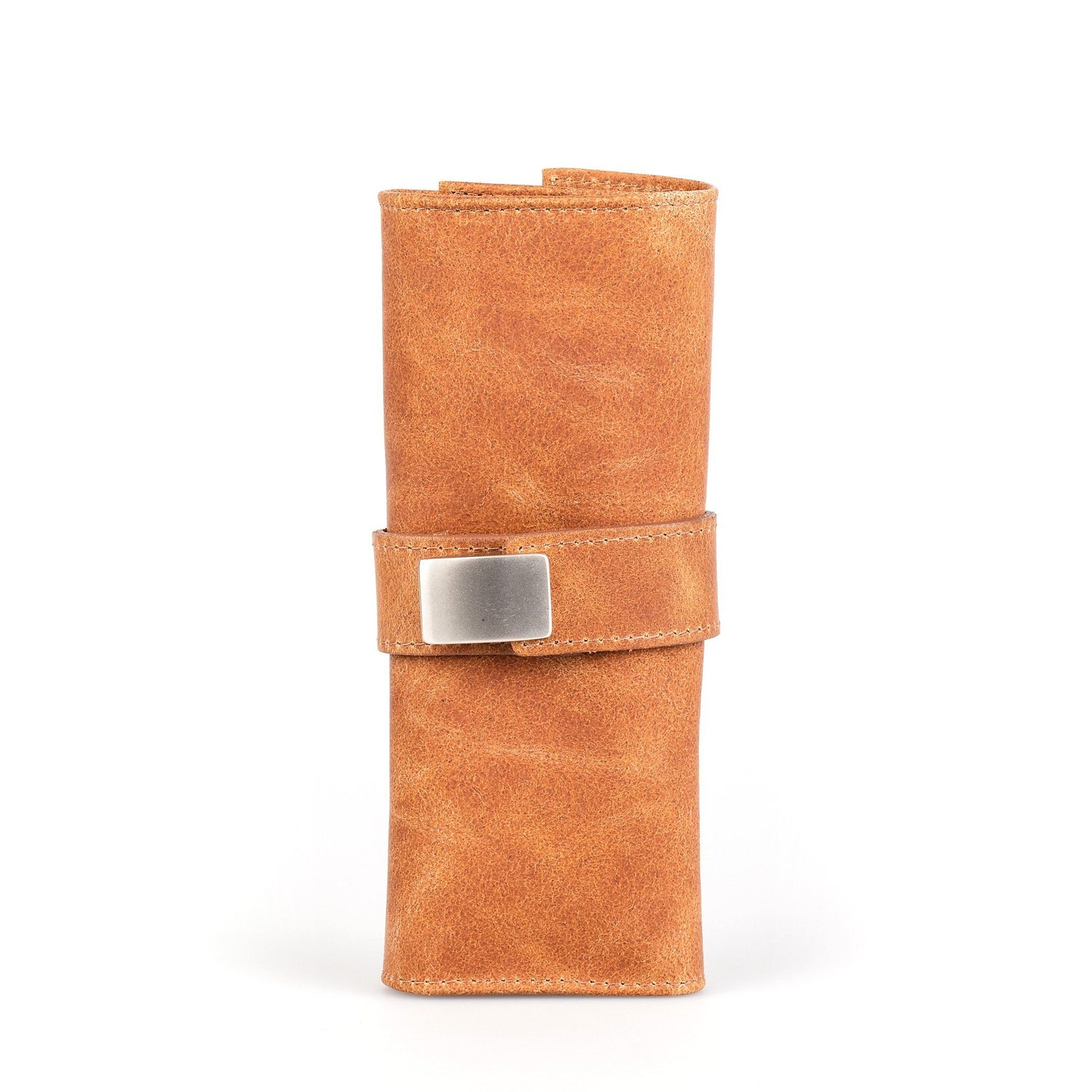 Erbe Solingen 5-Piece Manicure Set, Cognac Leather Roll Case Manicure Set Erbe Solingen