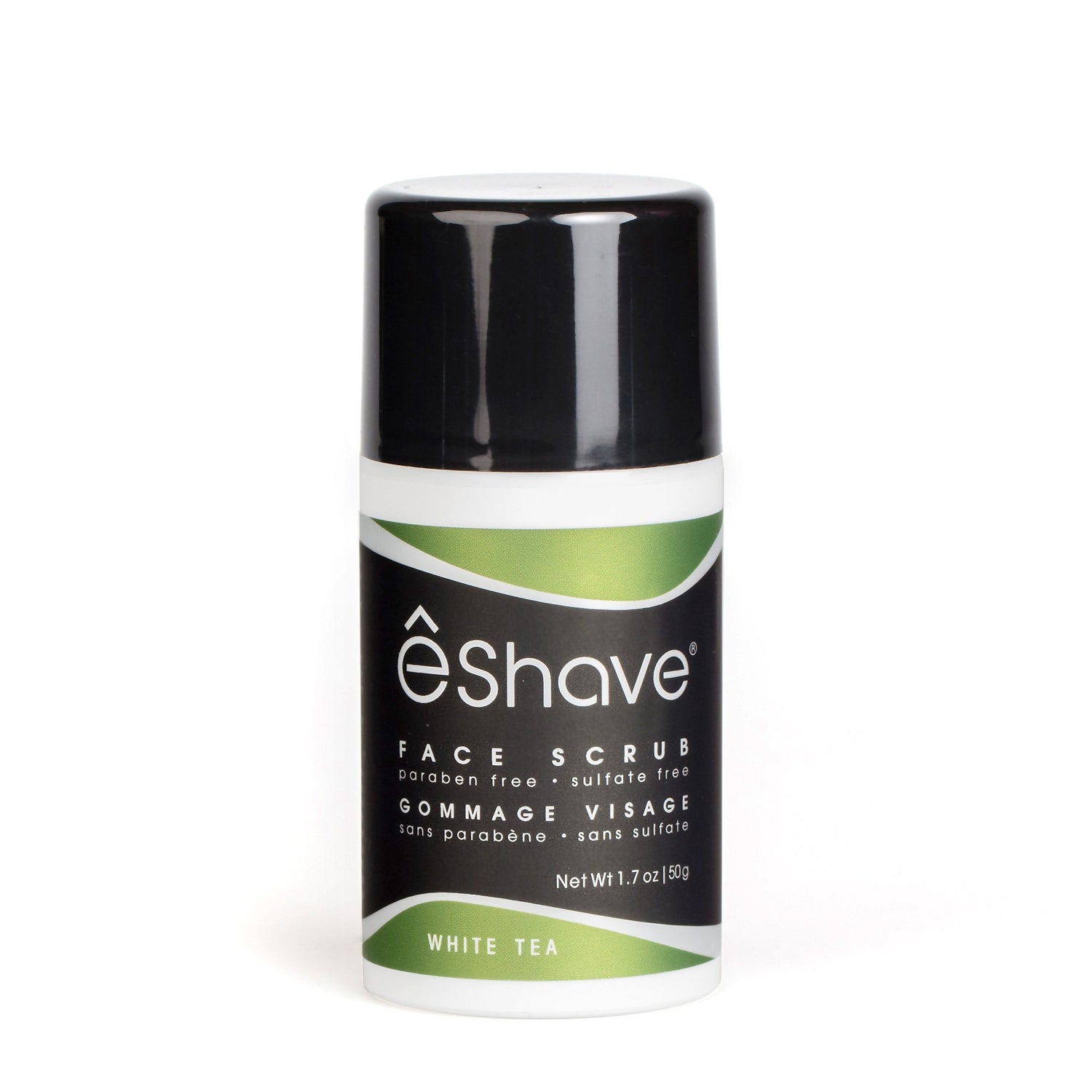 eShave Face Scrub, White Tea Men's Grooming Cream eShave