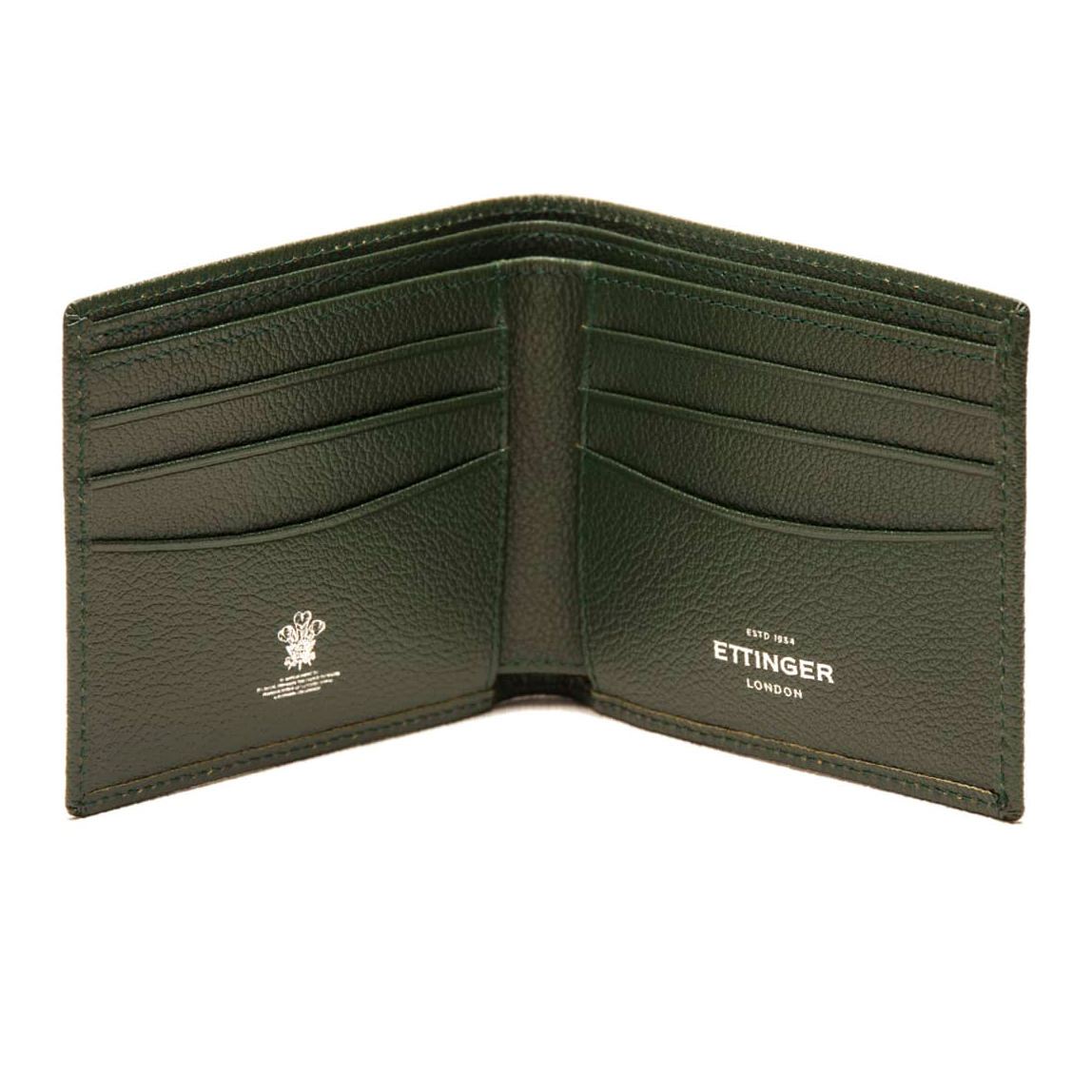 Ettinger Capra Billfold with 6 Credit Card Slots Leather Wallet Ettinger