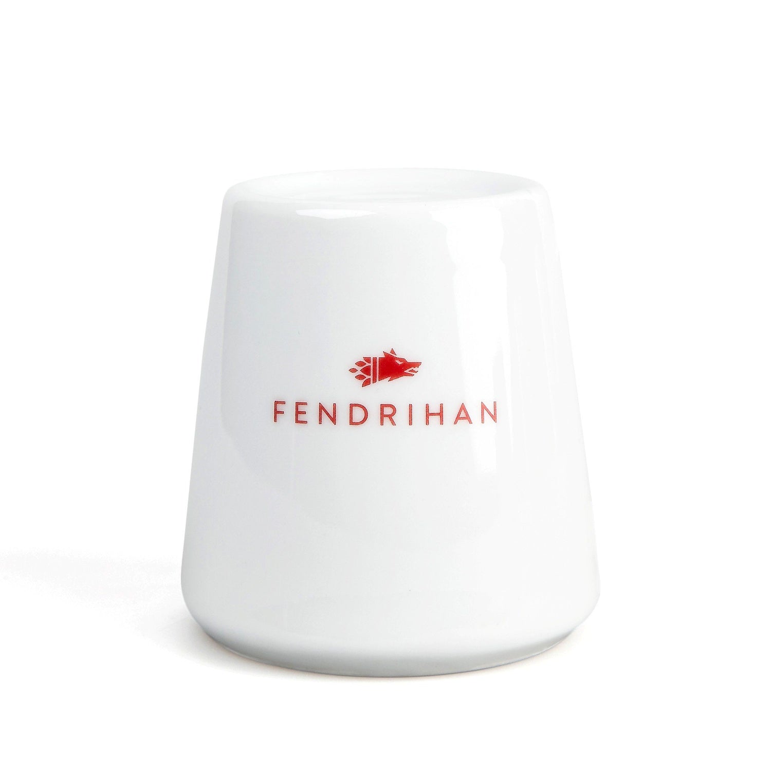 Fendrihan Porcelain Cylindrical Blade Bank Razor Blades Disposal Case Fendrihan Red