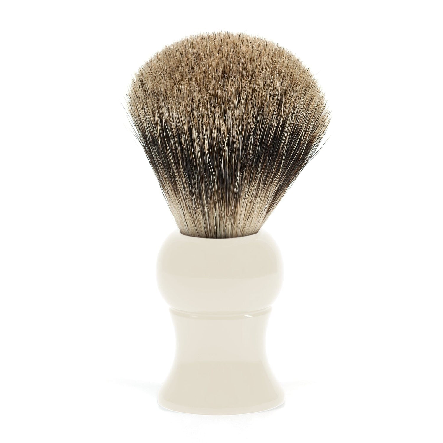 Fendrihan Pure Badger Shaving Brush, Black Handle Badger Bristles Shaving Brush Fendrihan Brush only Faux Ivory