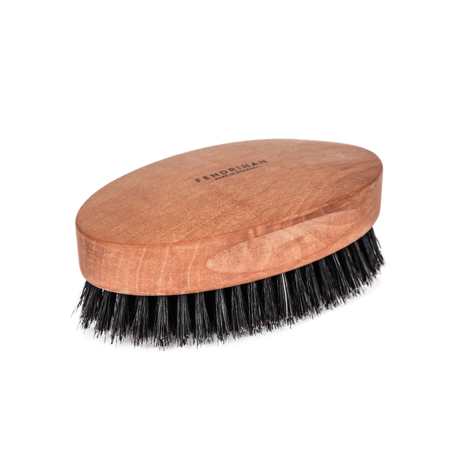 Men's Pearwood Military Hairbrush with Pure Soft or Wild Boar Bristles - Made in Germany Hair Brush Fendrihan Firm