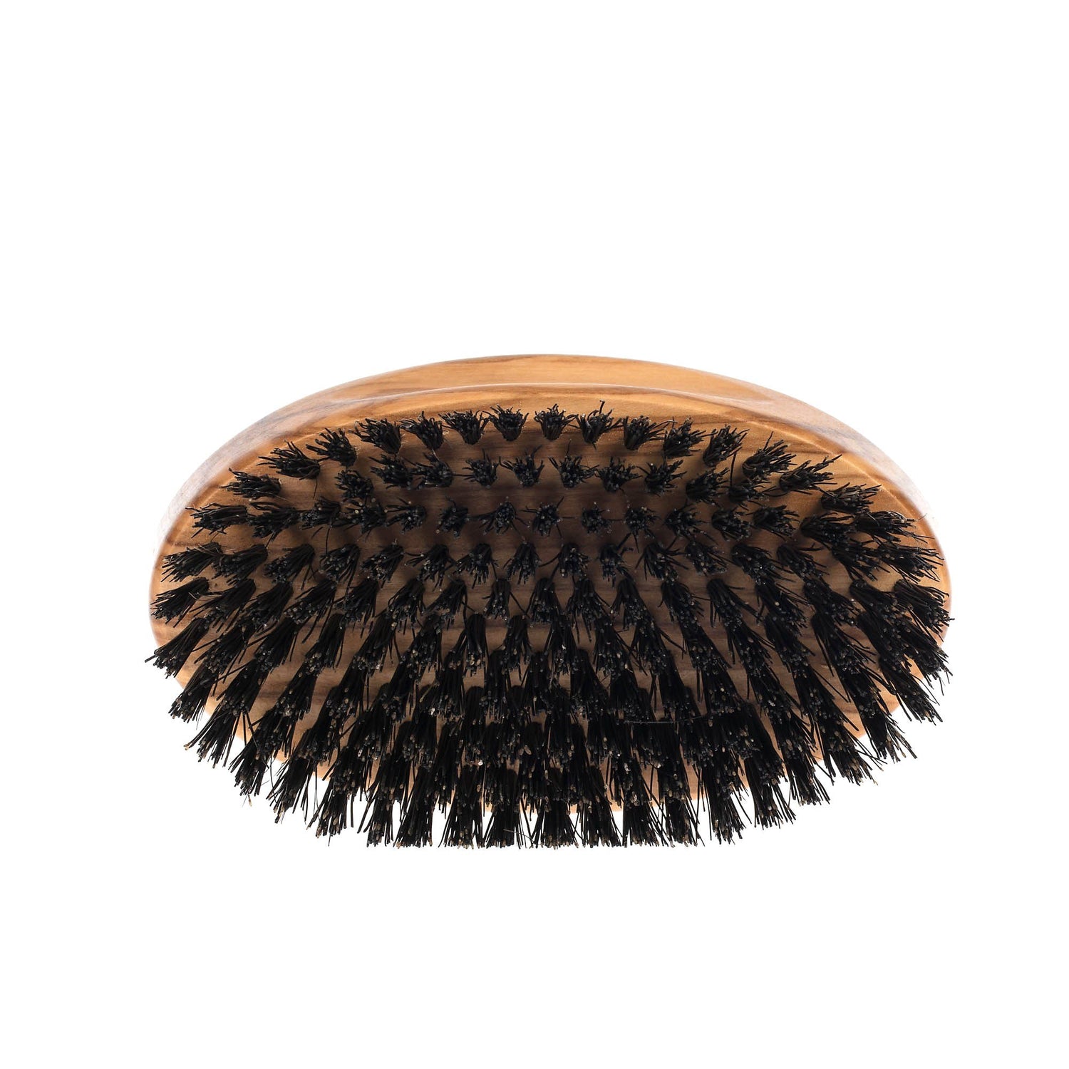 Men's Olivewood Military Hairbrush with Wild Boar Bristles - Made in Germany Hair Brush Fendrihan