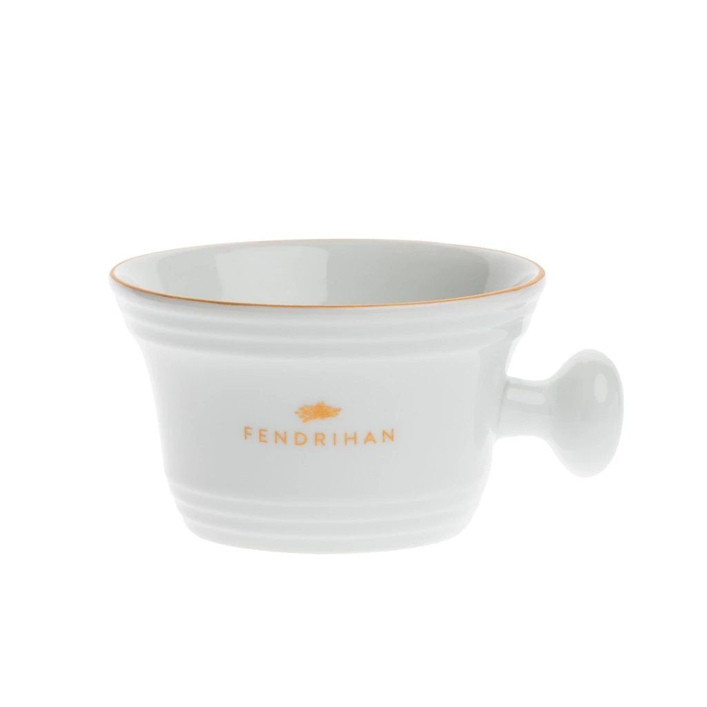 Fendrihan Pure Badger Shaving Brush and Porcelain Shaving Bowl, Save $10 Shaving Kit Fendrihan Golden