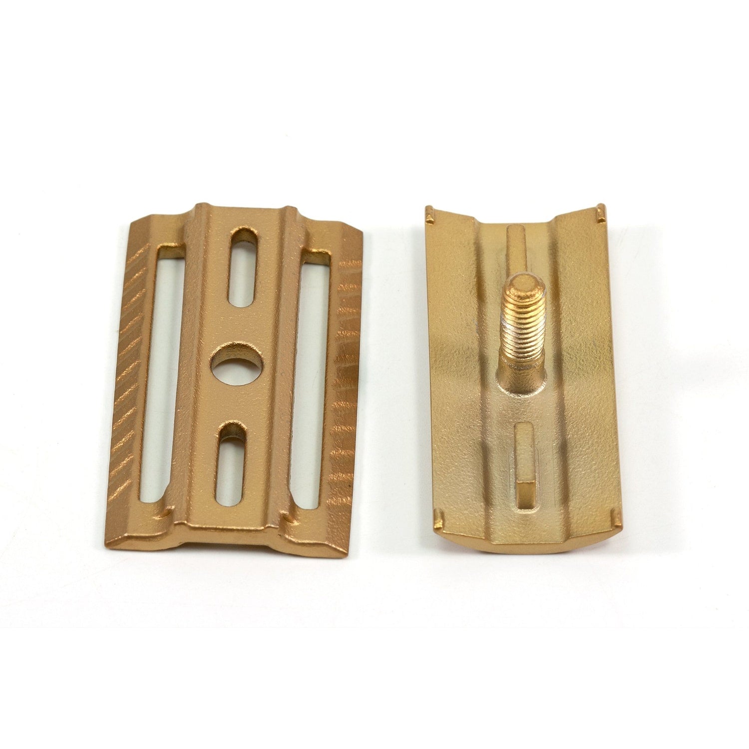 Fendrihan Stainless Steel Closed Comb Safety Razor Head, PVD Coating Double Edge Safety Razor Head Fendrihan