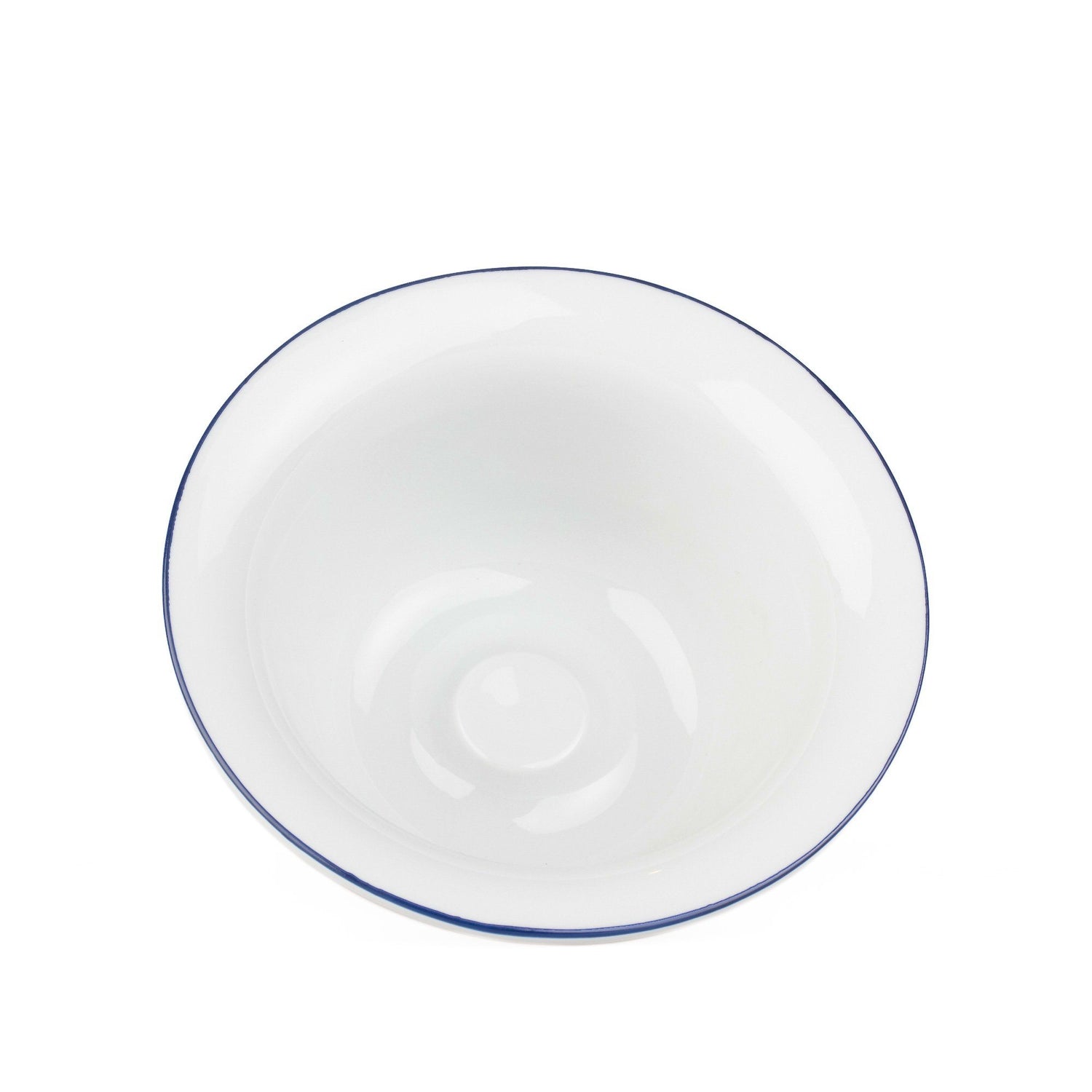 Fendrihan Porcelain Shaving Bowl, Hand-Painted Rim Shaving Bowl Fendrihan
