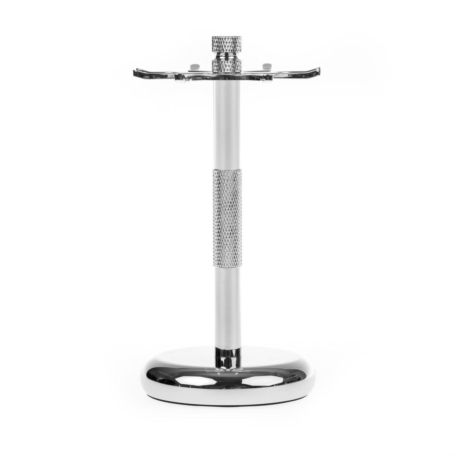 Fendrihan 4-Prong Stand for Safety Razor & Shaving Brush, Chrome Shaving Stand Fendrihan