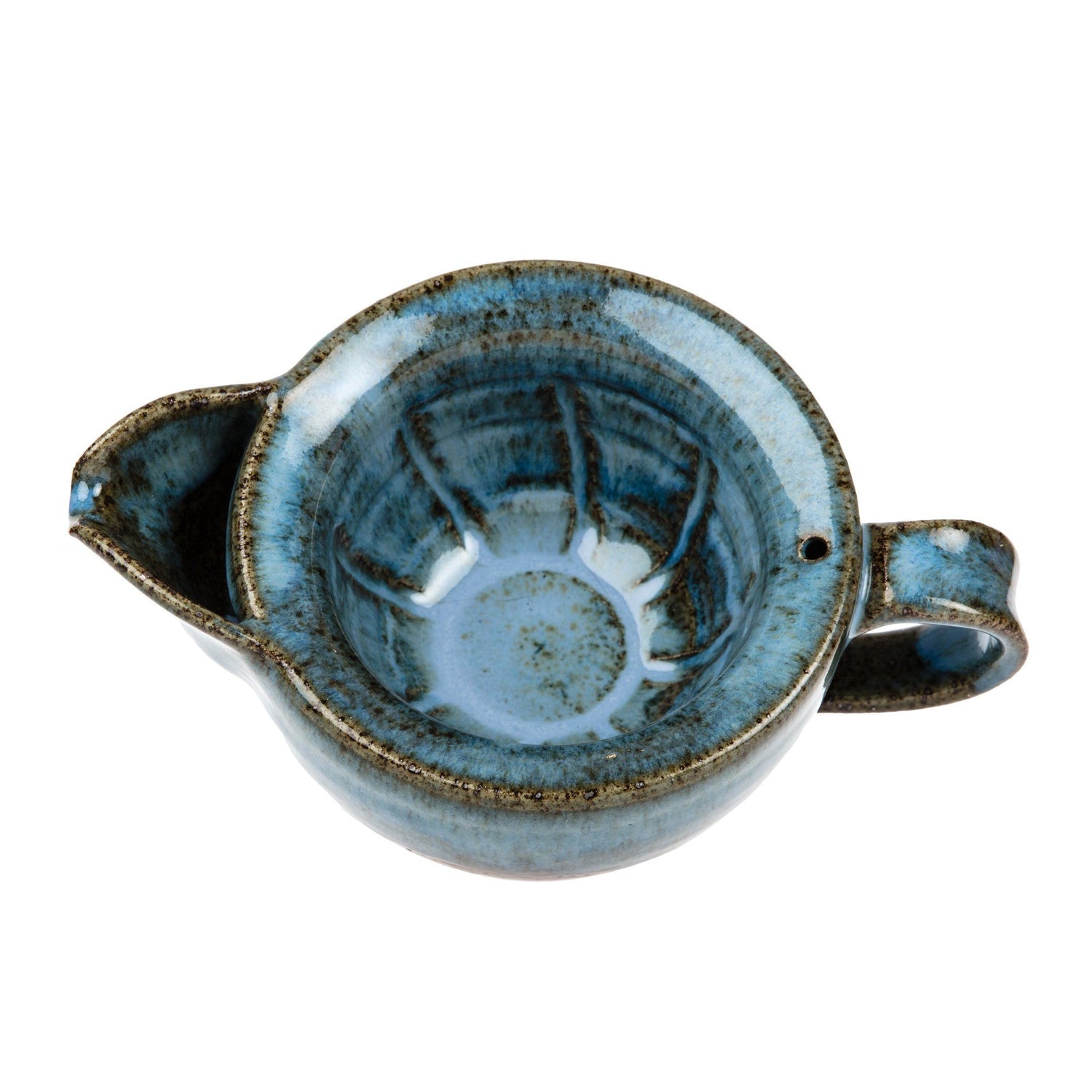 Junichi Tanaka Artisanal Shaving Scuttle, Blue Shaving Scuttle Fendrihan