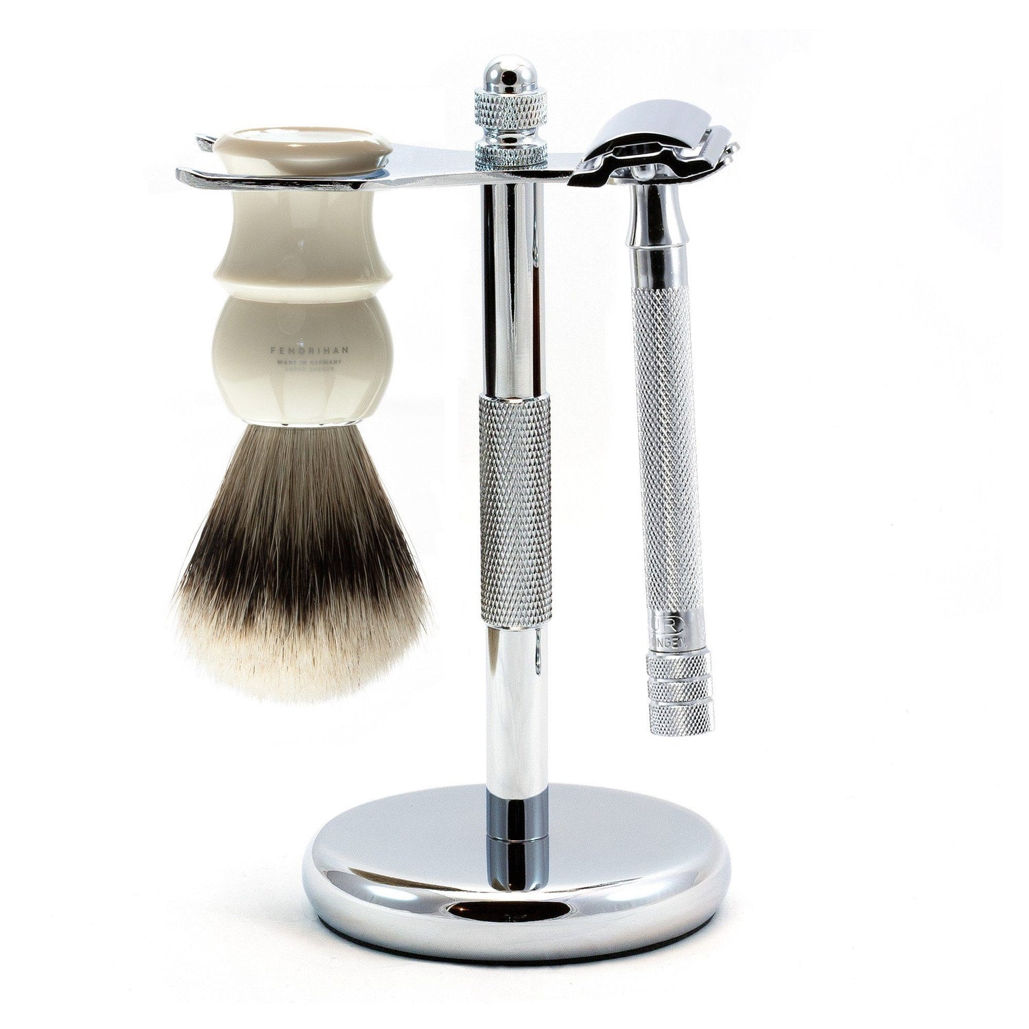 Merkur 23C Long-Handle 3-Piece Classic Wet-Shaving Kit, Save $25 Shaving Kit Fendrihan Ivory