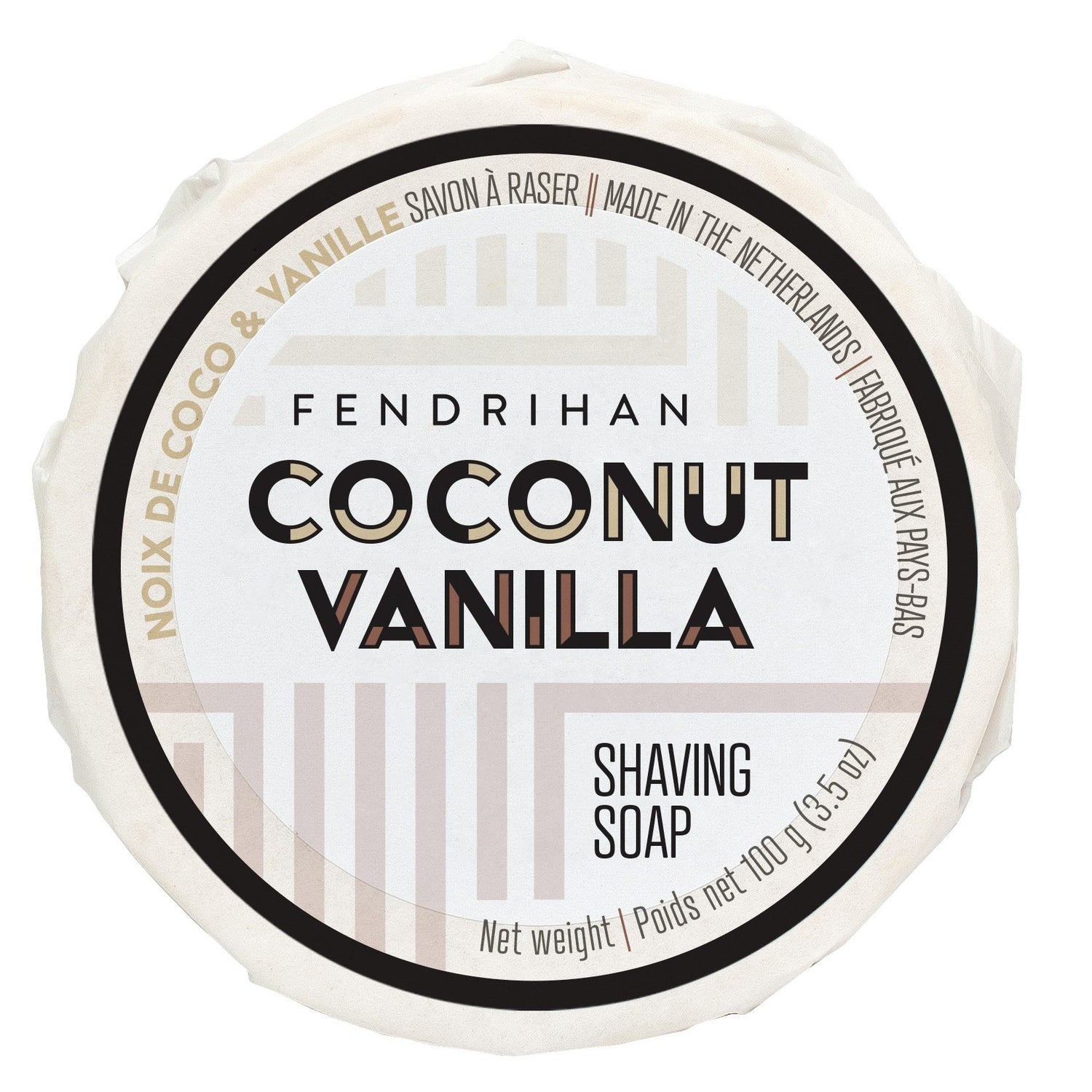 Fendrihan Coconut & Vanilla Shaving Soap, 135 g Shaving Soap Fendrihan