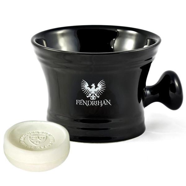 Classic Apothecary Shaving Mug + Edwin Jagger Shaving Soap Shaving Soap Fendrihan Aloe Vera Black