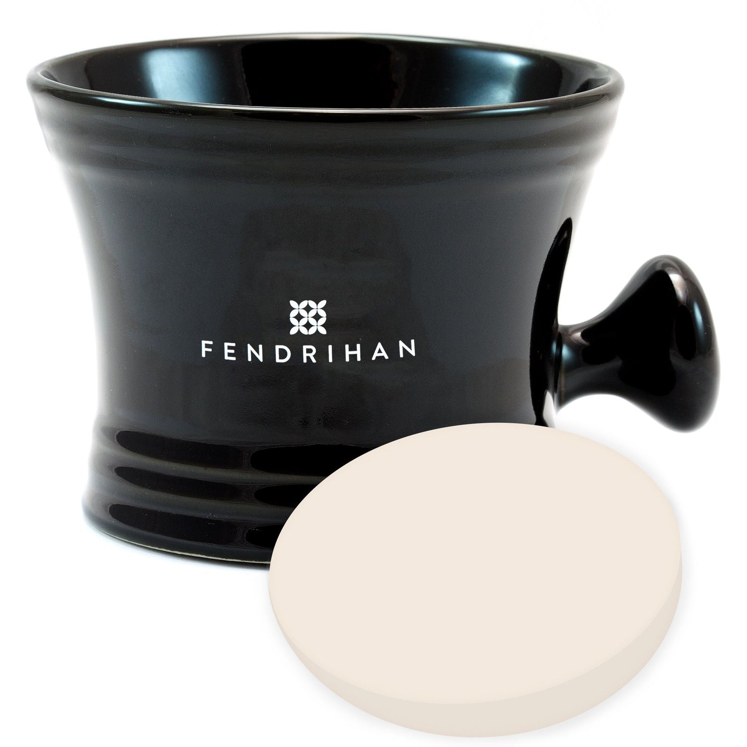 Large Apothecary Shaving Mug + Taylor of Old Bond Street Shaving Soap, Save $5 Shaving Mug and Soap Fendrihan Black Sandalwood