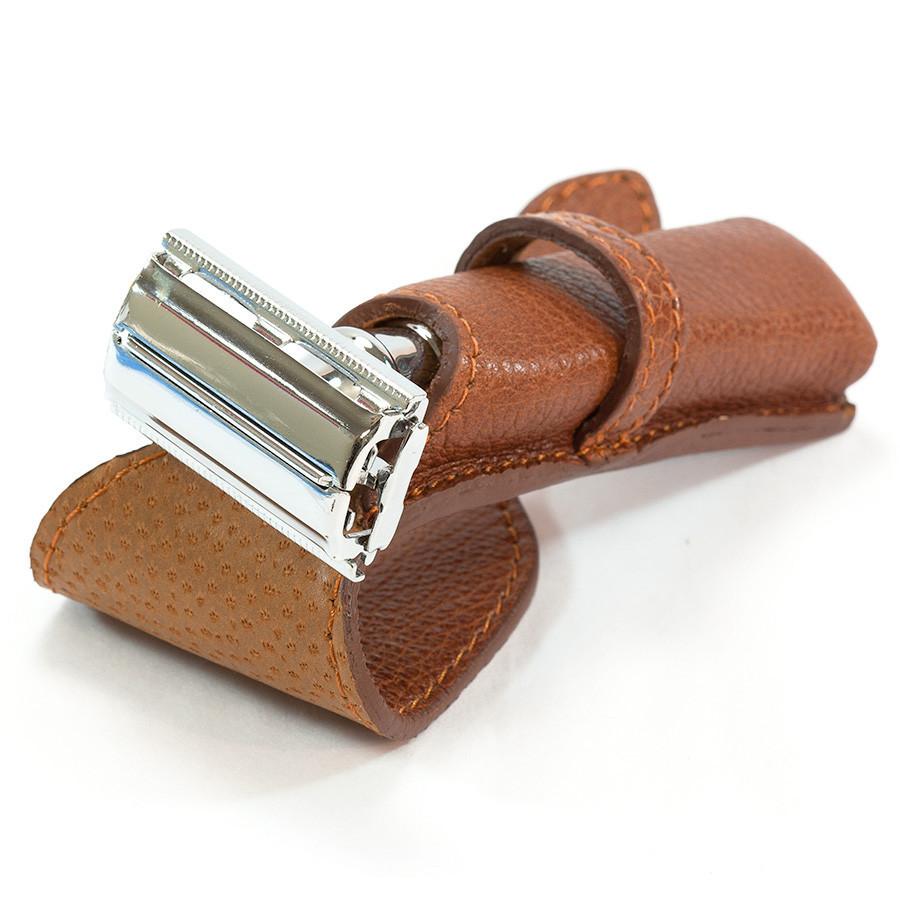 Fendrihan Soft Leather Safety Razor Sheath by Ruitertassen Grooming Travel Case Fendrihan