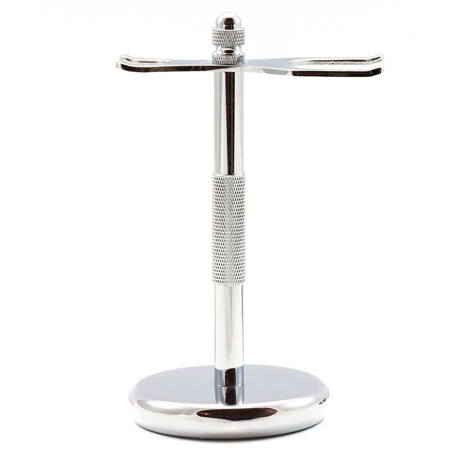 Chrome Stand for Safety Razor & Shaving Brush Shaving Stand Fendrihan 28 mm Tile