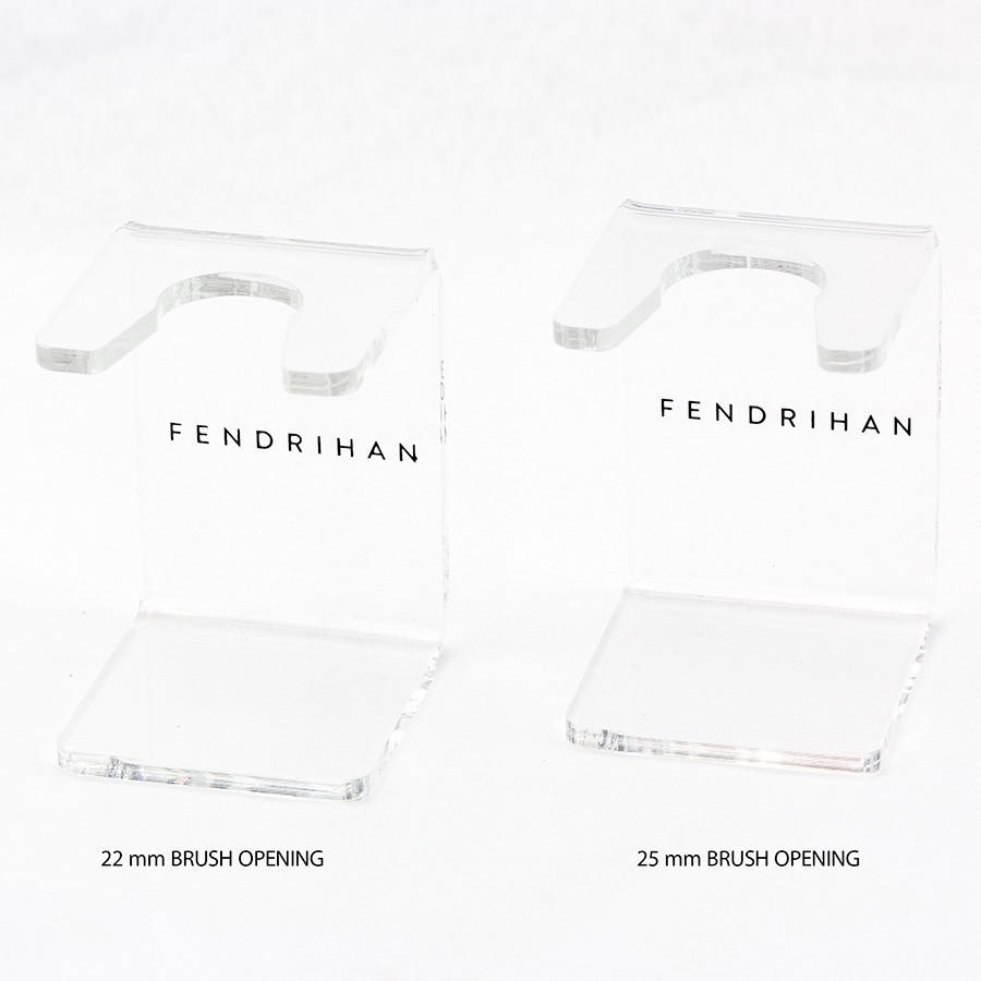 Fendrihan Clear Acrylic Shaving Brush Stand, Choose Size Shaving Stand Fendrihan