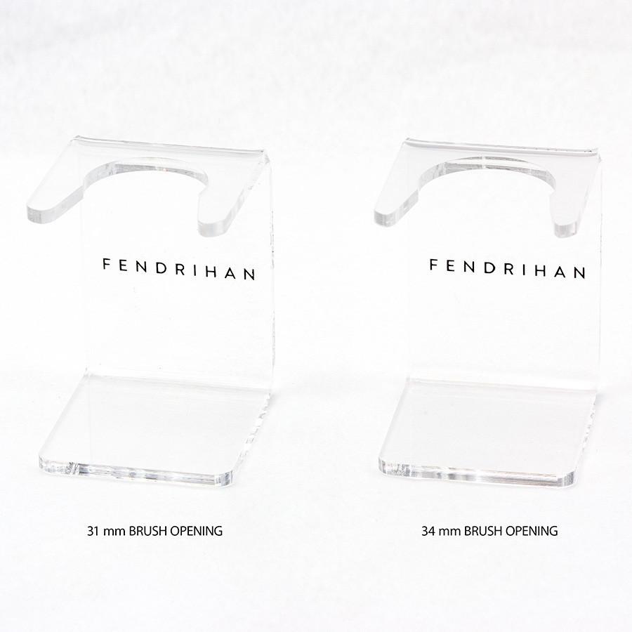 Fendrihan Clear Acrylic Shaving Brush Stand, Choose Size Shaving Stand Fendrihan