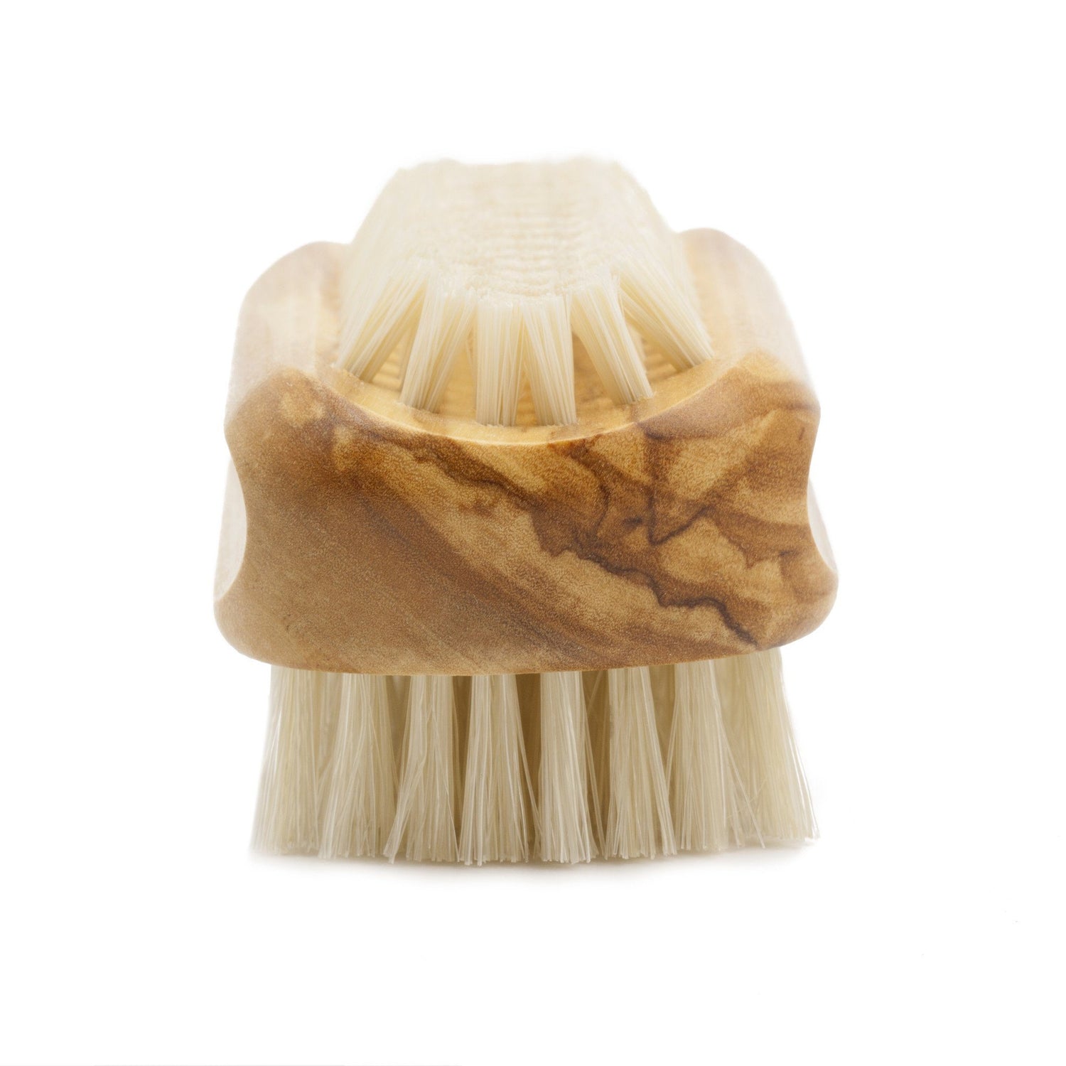 Olive Wood Hand and Nail Brush with Pure Natural Bristles - Made in Germany Nail Brush Fendrihan