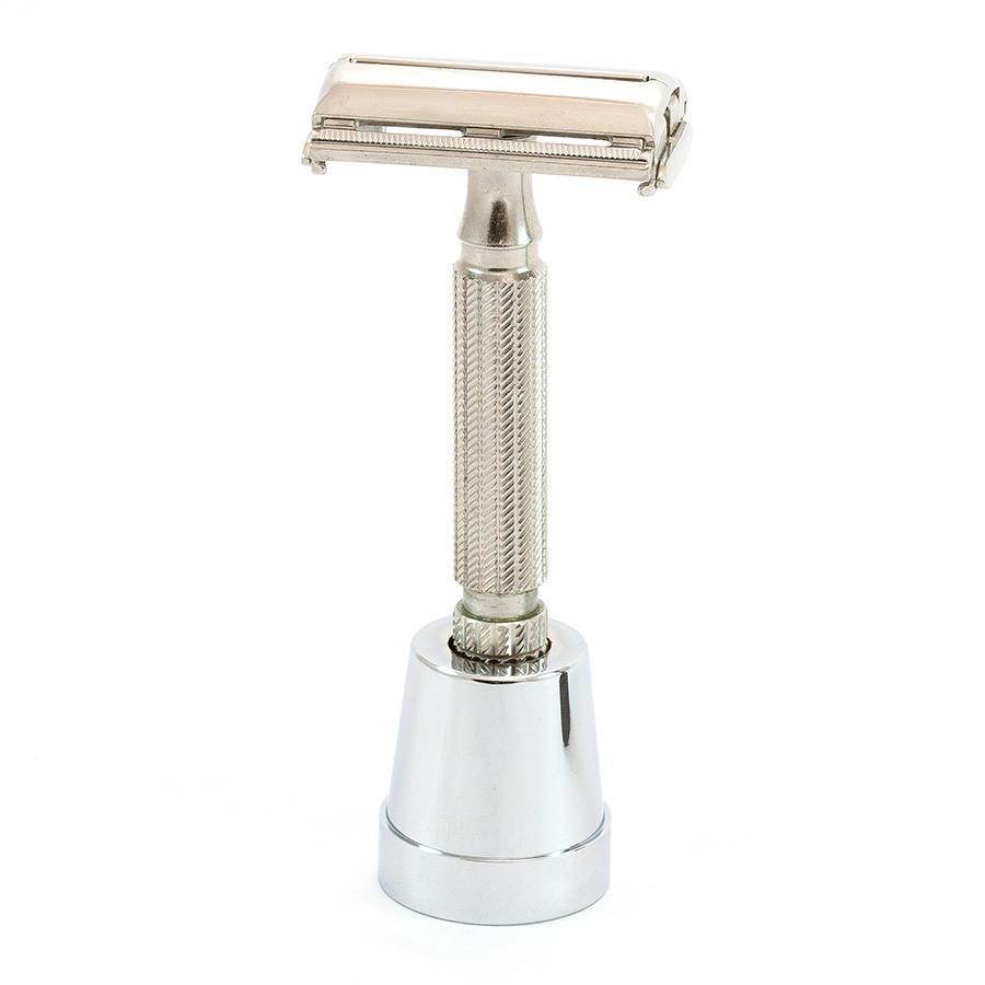 Fendrihan Nickel-Plated Base Stand for Safety Razor Shaving Stand Fendrihan