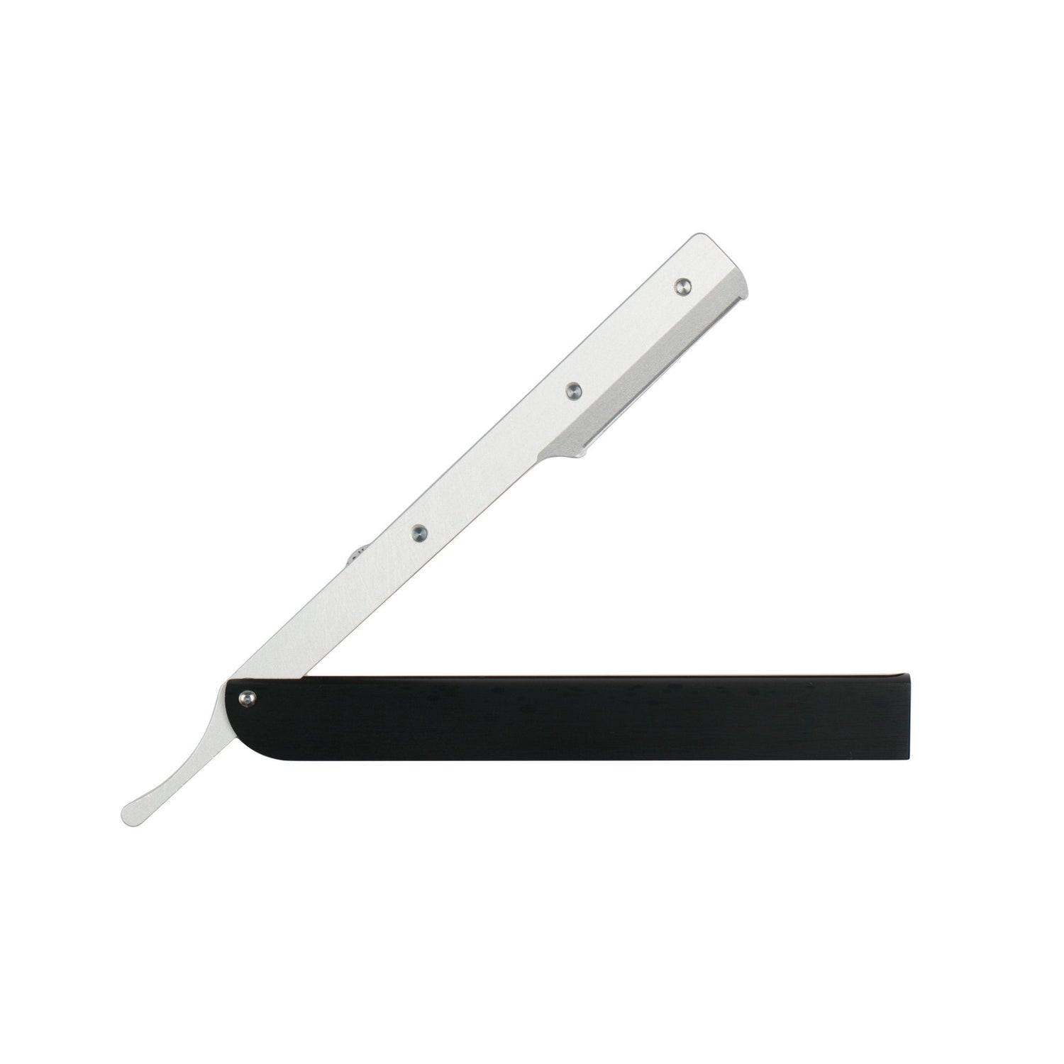 Focus Slim AL Aluminum Replaceable Blades Straight Razor, Made in Italy Shavette Focus