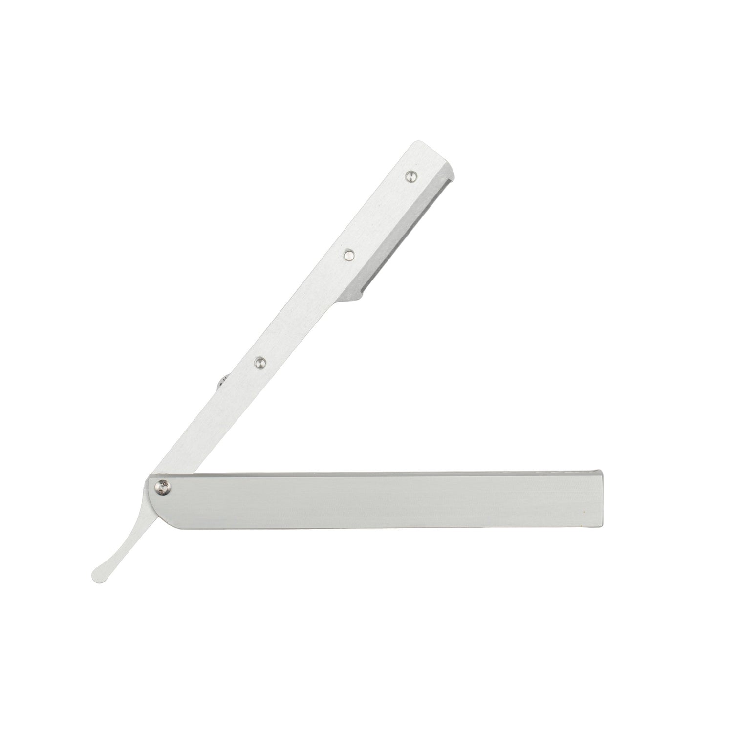 Focus Slim AL Aluminum Replaceable Blades Straight Razor, Made in Italy Shavette Focus