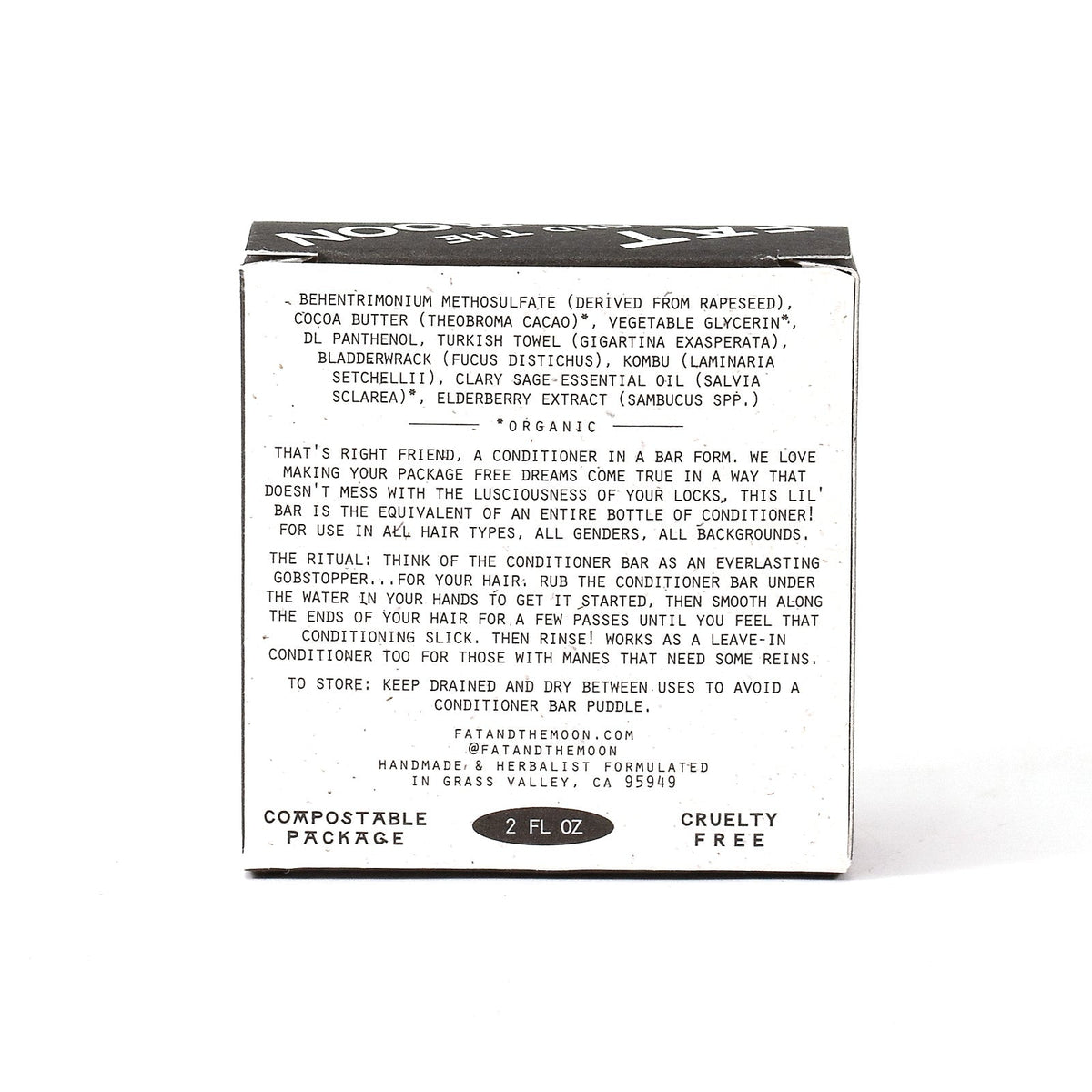 Fat and the Moon Conditioner Bar Hair Conditioner Fat and the Moon