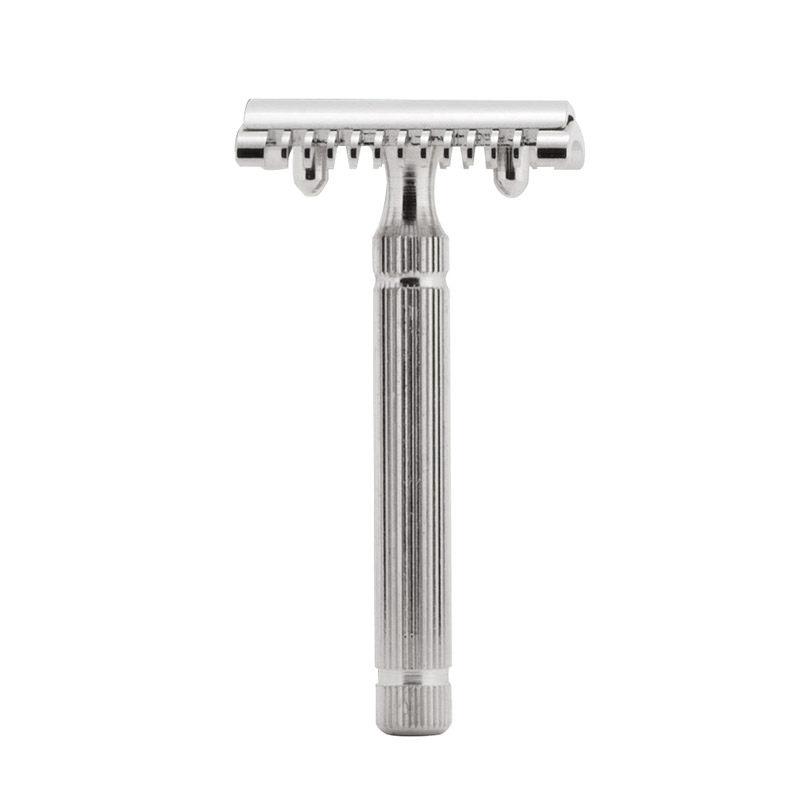 Fatip Piccolo Safety Razor Double Edge Safety Razor Fatip Chrome Open