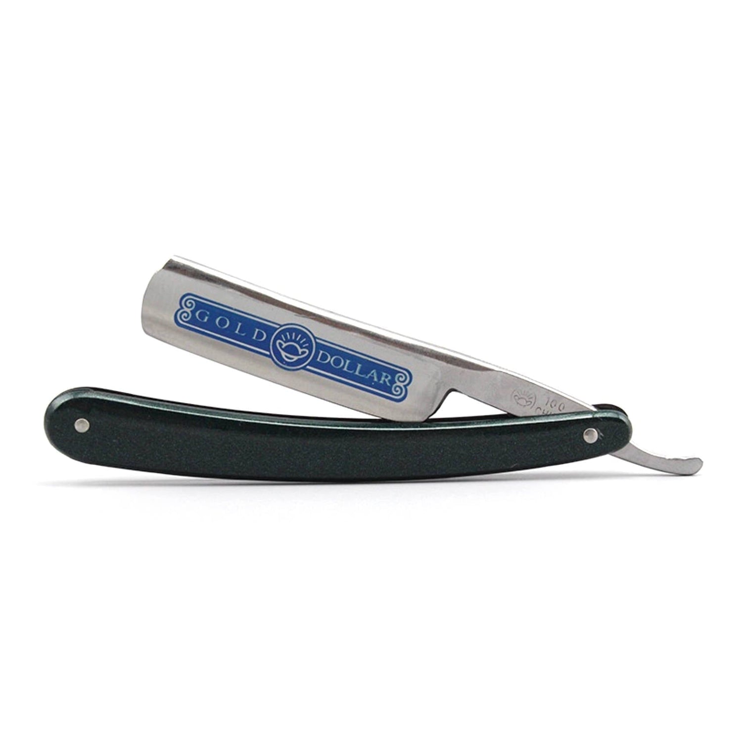 Gold Dollar 100 Round Point Straight Razor 6/8