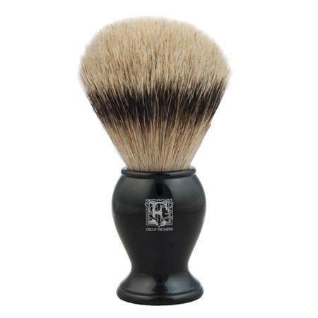 Geo. F. Trumper Large Super Badger Shaving Brush, Black Handle Badger Bristles Shaving Brush Geo F. Trumper