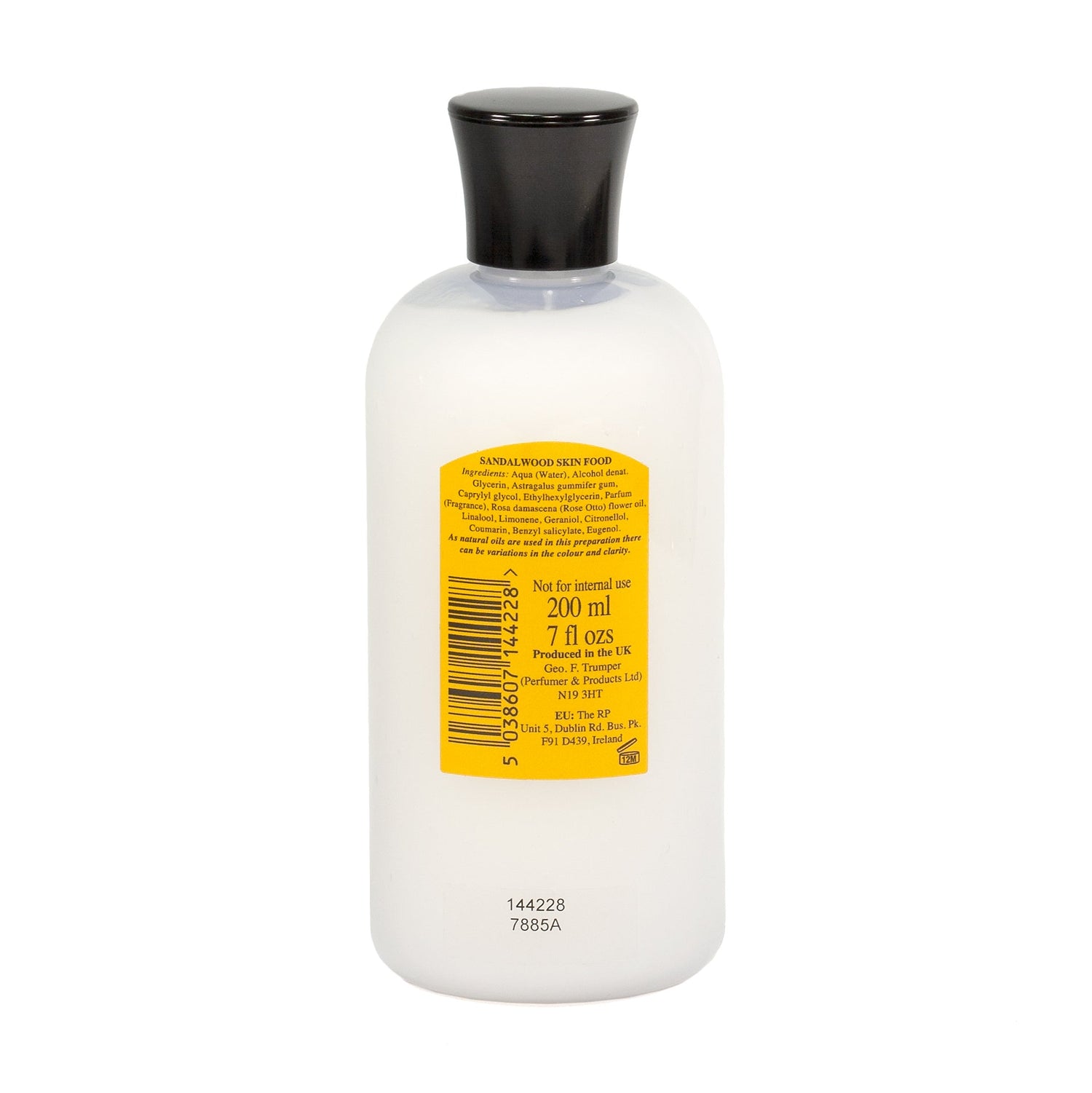Geo. F. Trumper Sandalwood Skin Food, 200ml Aftershave Gel Geo F. Trumper