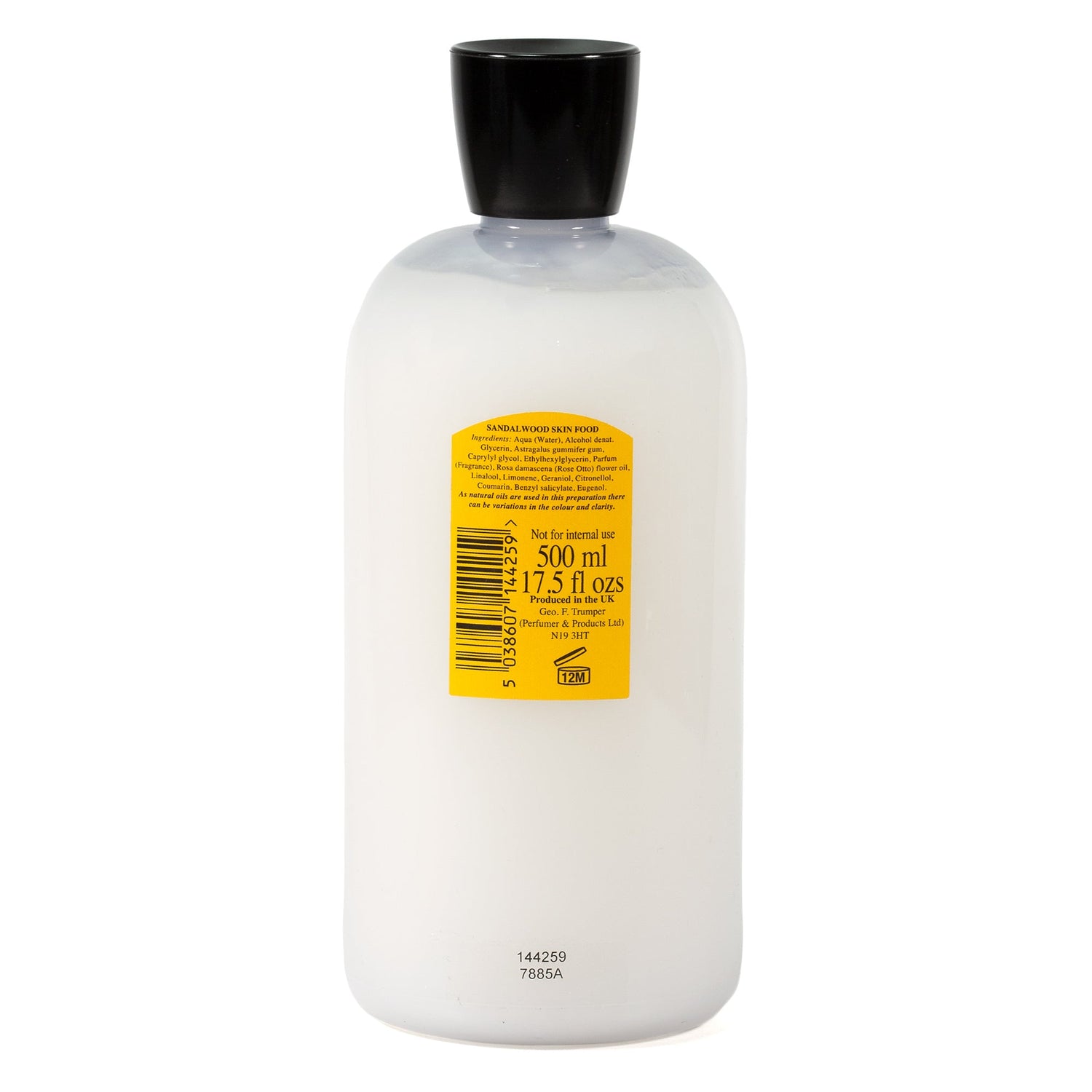 Geo. F. Trumper Sandalwood Skin Food, 500ml Aftershave Gel Geo F. Trumper