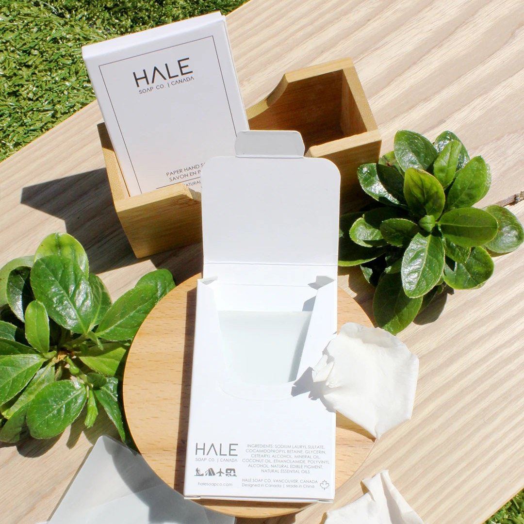 Hale Soap Co Paper Soap Bar Specialty Soap Hale Soap Co White Jasmine