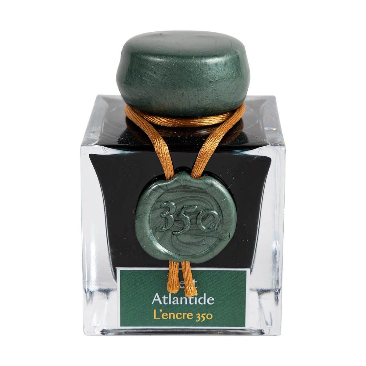 J. Herbin 350th Anniversary Vert Atlantide Fountain Pen Ink Bottle Ink Refill J. Herbin