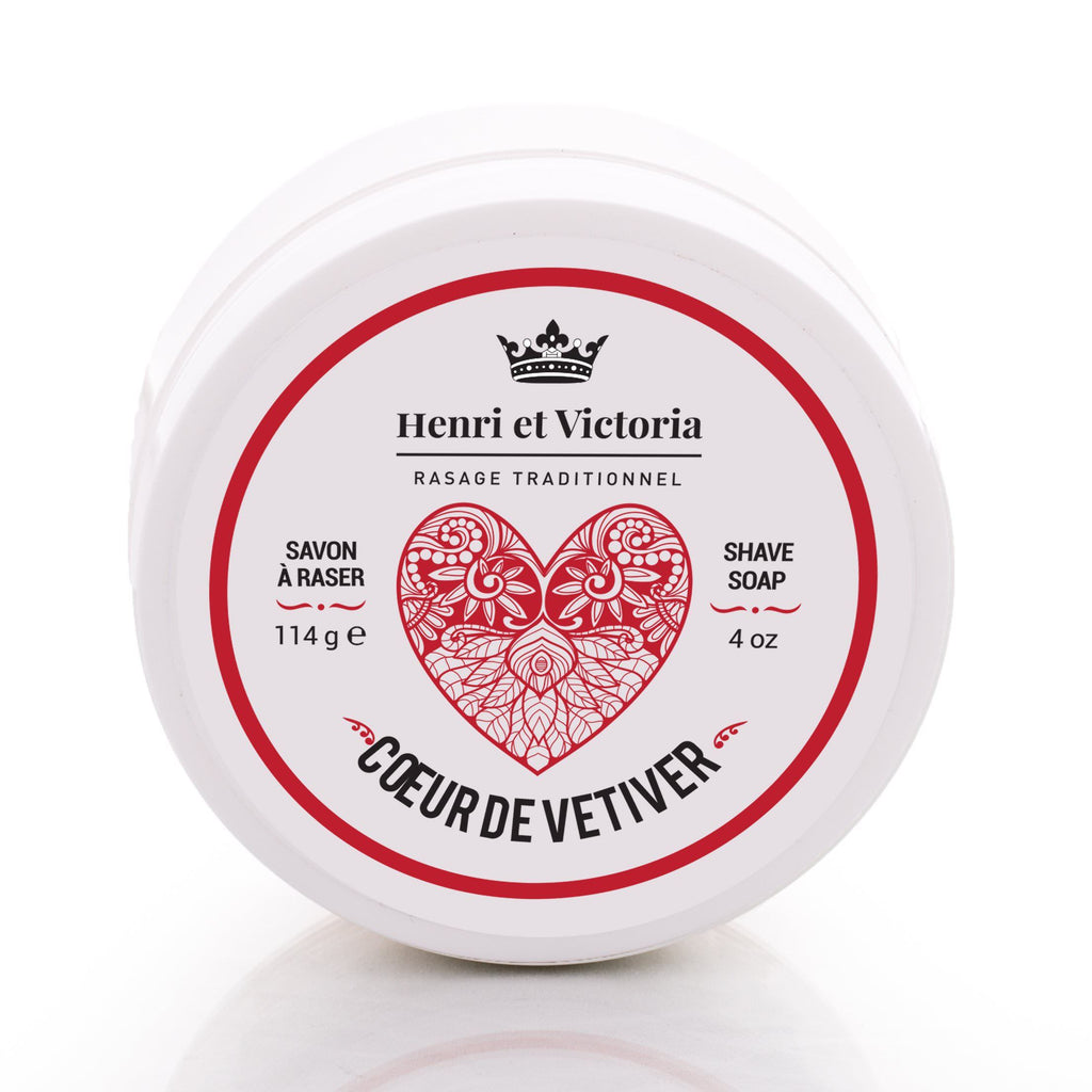 Henri et Victoria Artisan Shaving Soap Vegan 2.0 Shaving Soap Henri et Victoria Coeur de Vetiver 