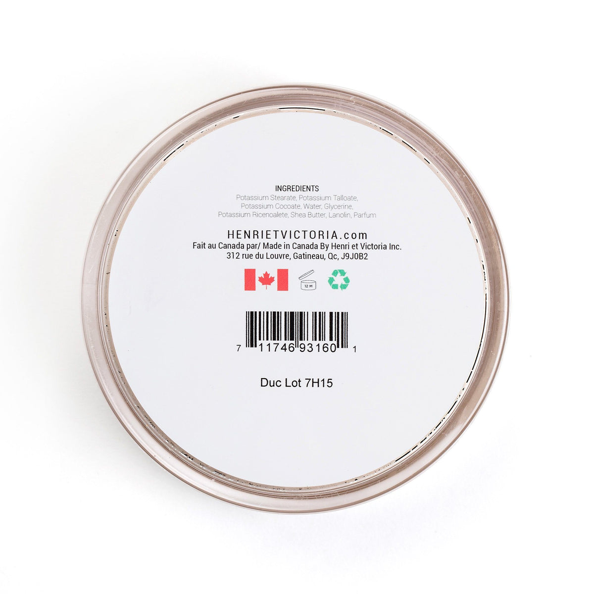 Henri et Victoria Triple Milled Artisan Shaving Soap Shaving Soap Henri et Victoria