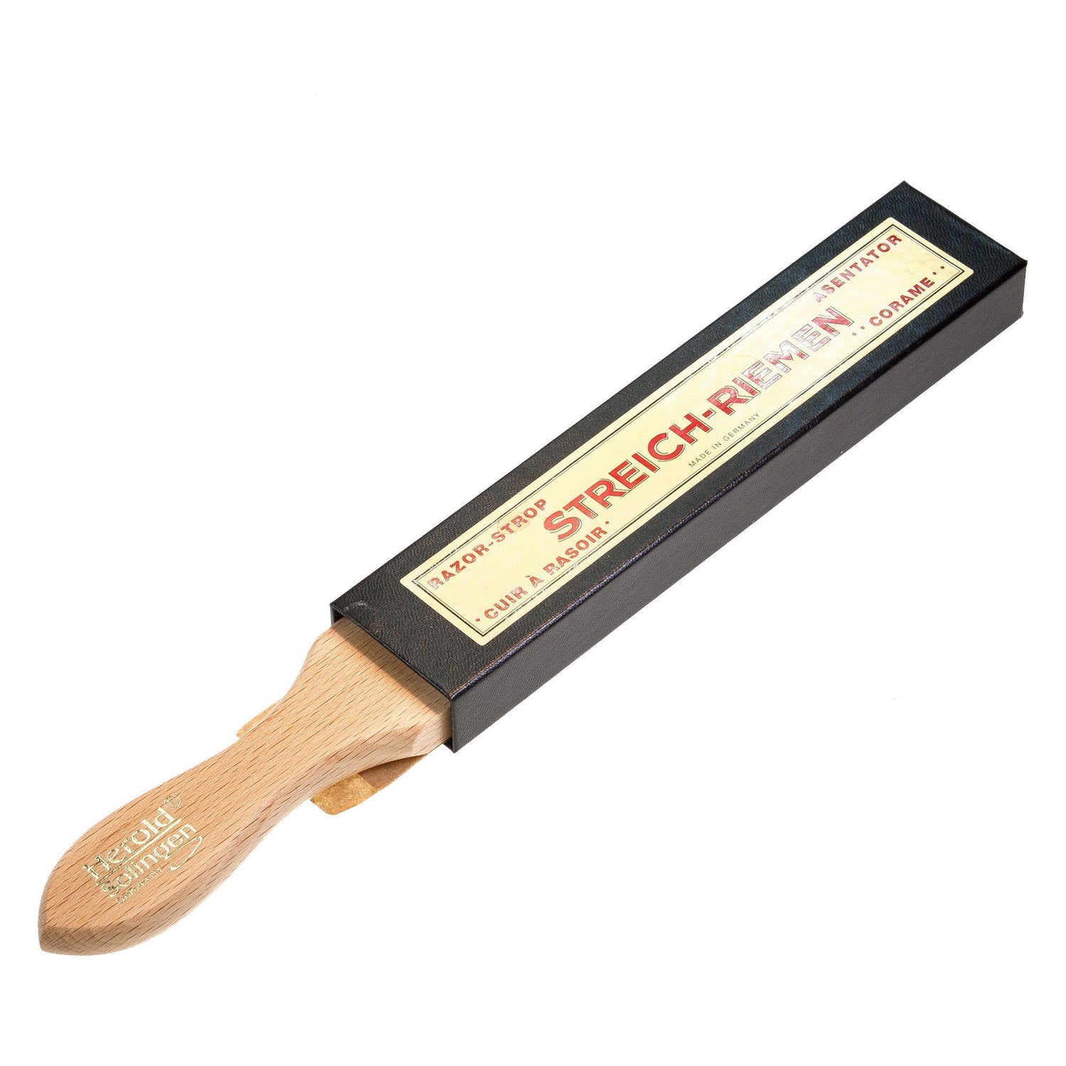 Herold Solingen 81Ri Double Sided Leather Paddle Strop Leather Strop Herold Solingen