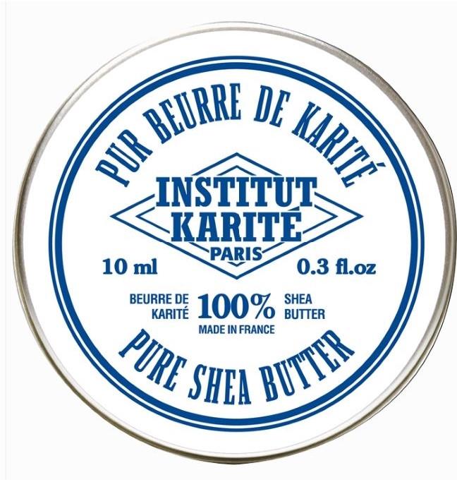 Institut Karite 100% Shea Butter For Hands, Lips, Face, Body and Hair, Fragrance Free Lip Balm Institut Karite 10 ml