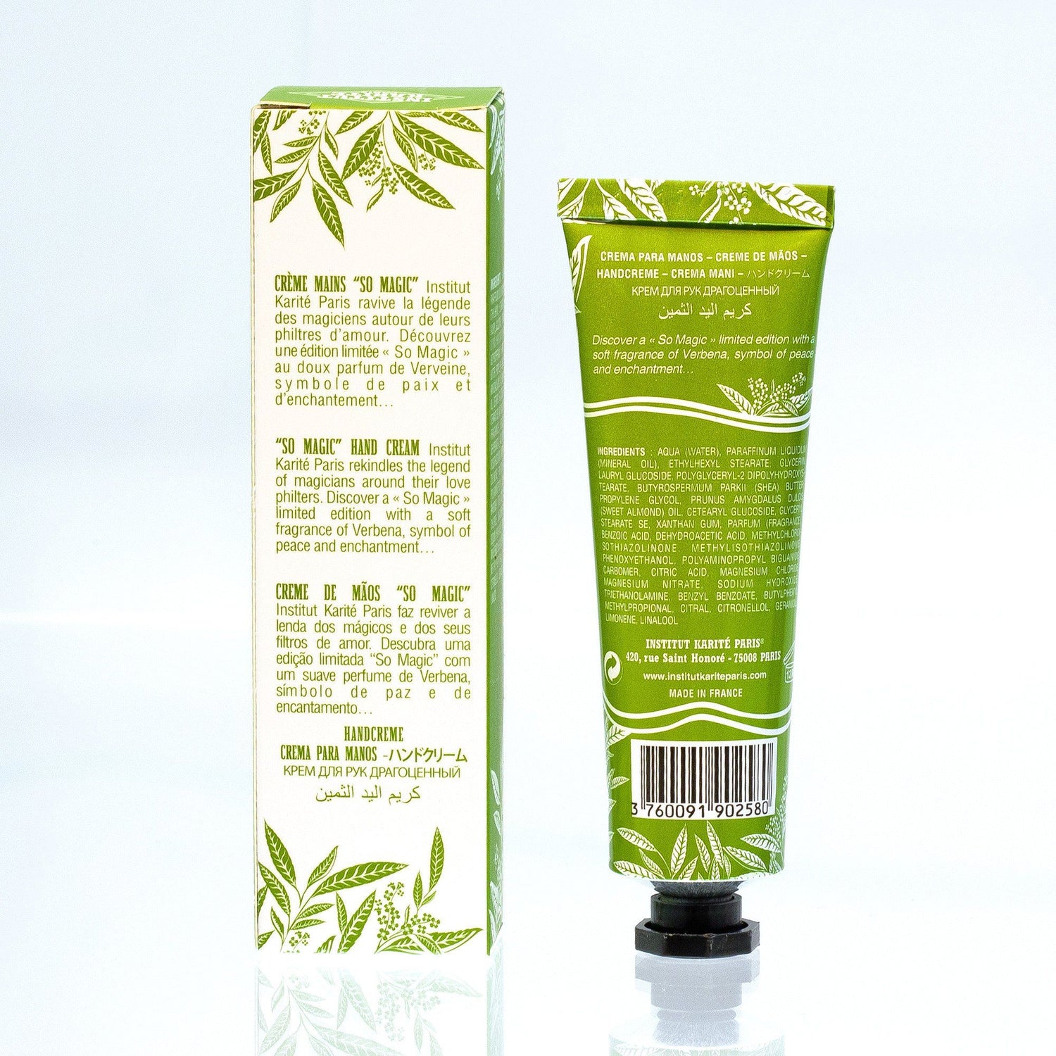 Institut Karite Limited Edition Verbena & 25% Shea Light Hand Cream Men's Grooming Cream Institut Karite