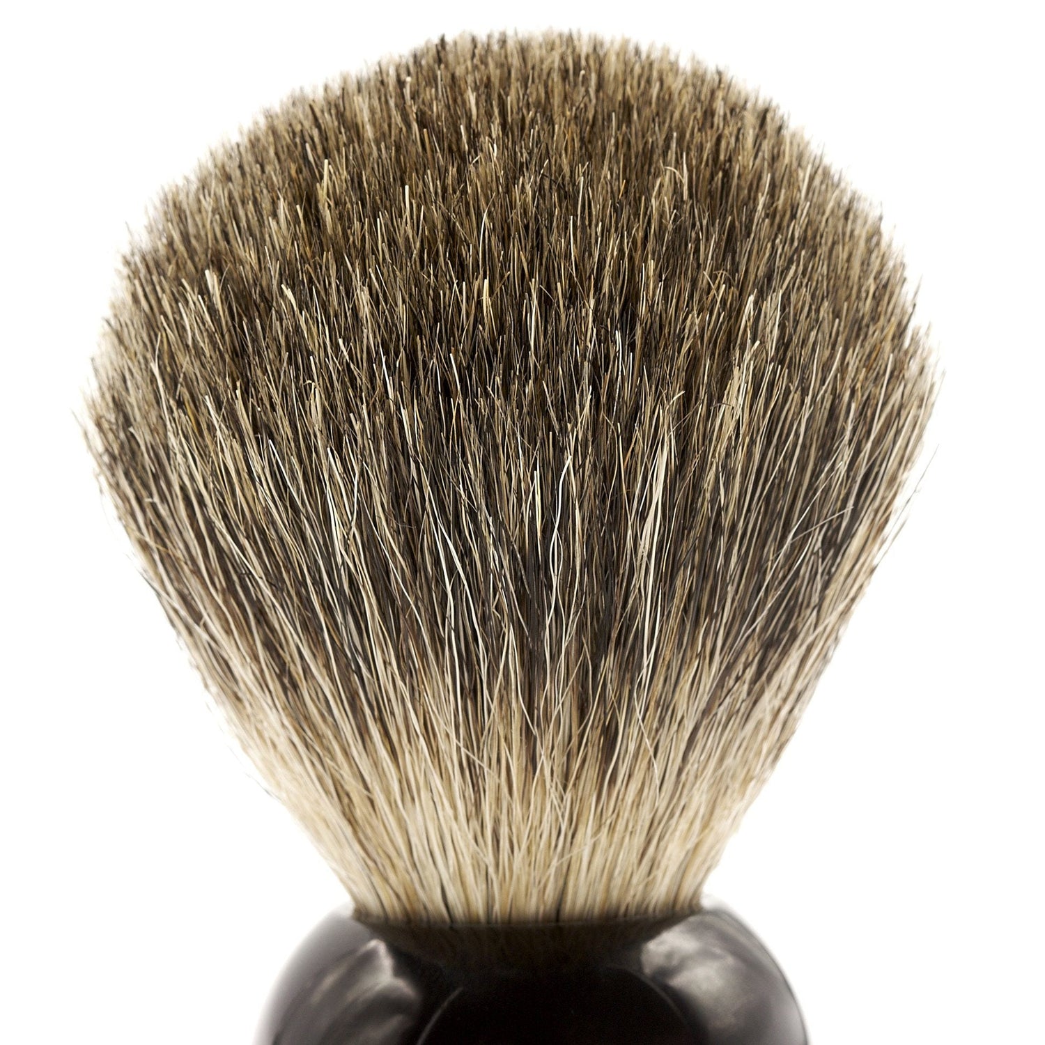 Fendrihan Pure Badger Shaving Brush, Black Handle Badger Bristles Shaving Brush Fendrihan